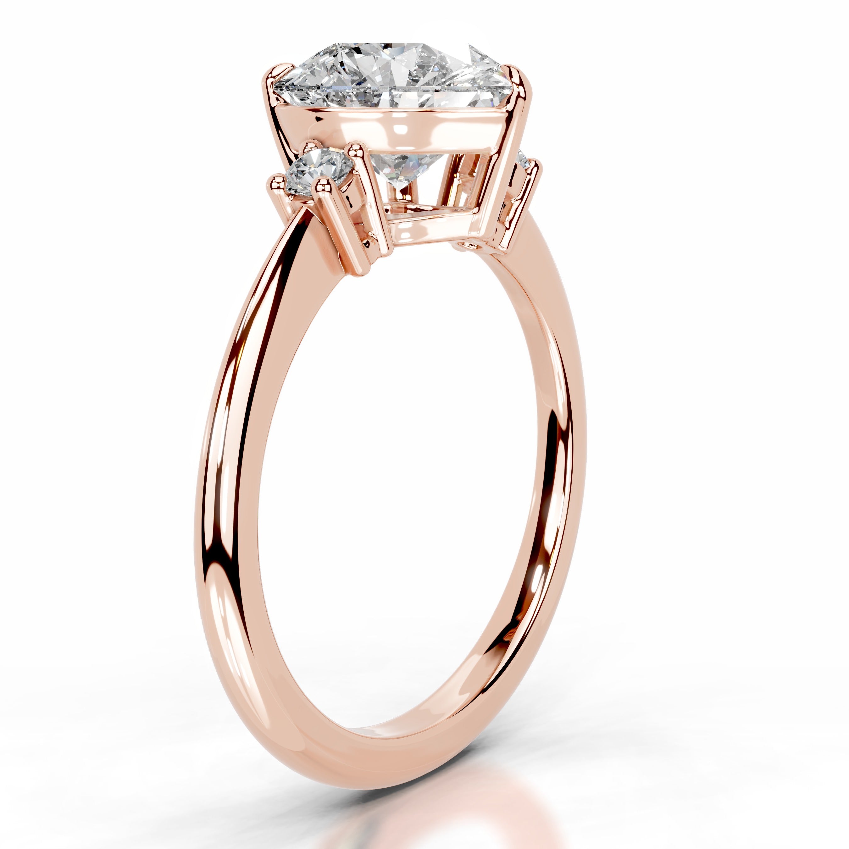 Dalila Lab Grown Diamond Ring - 14K Rose Gold、mySite、hinf8tx79
