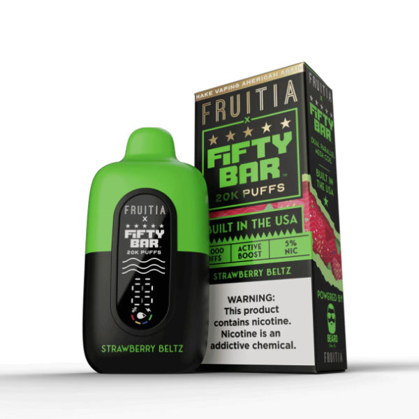 Fifty Bar x Fruitia 20,000 Puffs Disposable、mySite、zt4zffjzw