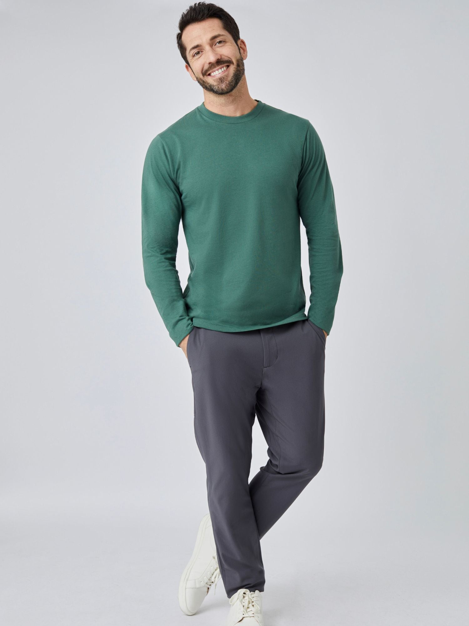  Alpine Green Long Sleeve Crew Neck FINAL SALE、mySite、ghnorth