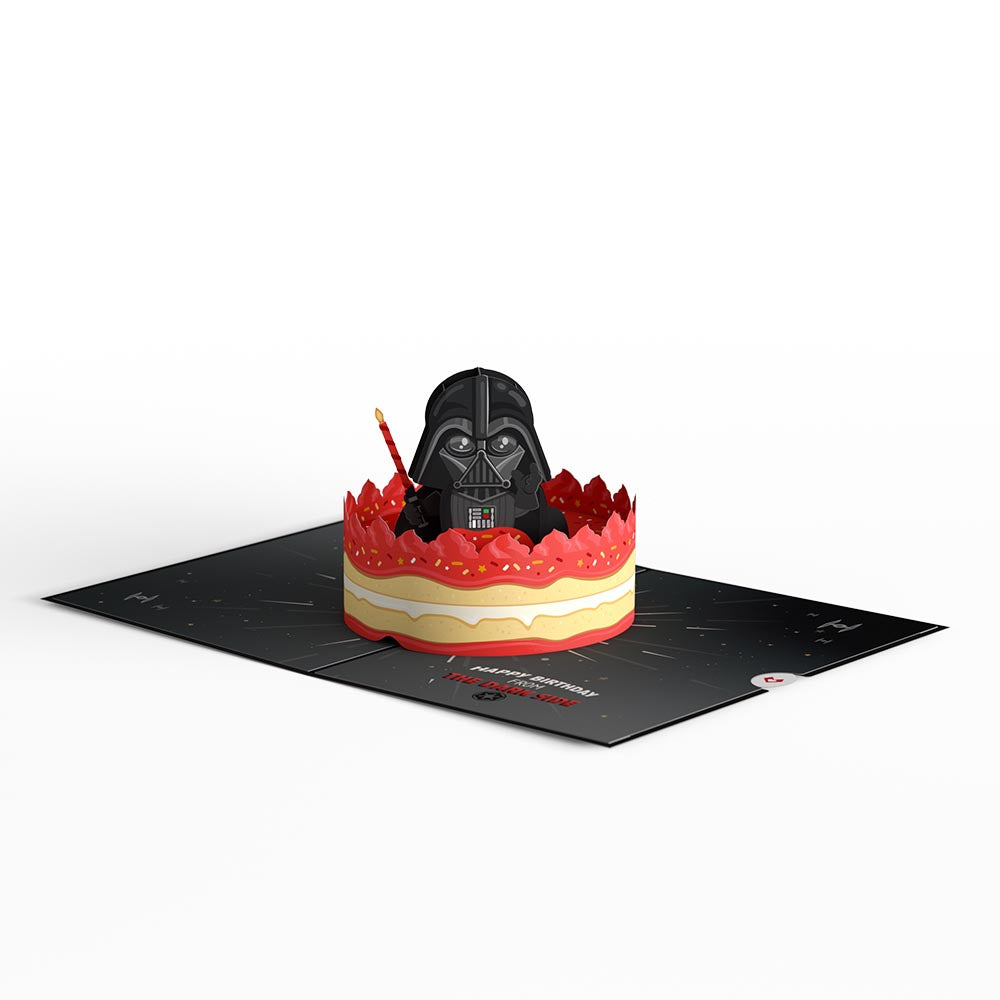 Star Wars™ Darth Vader™ Birthday Cake Pop-Up Card、mySite、solidvoid
