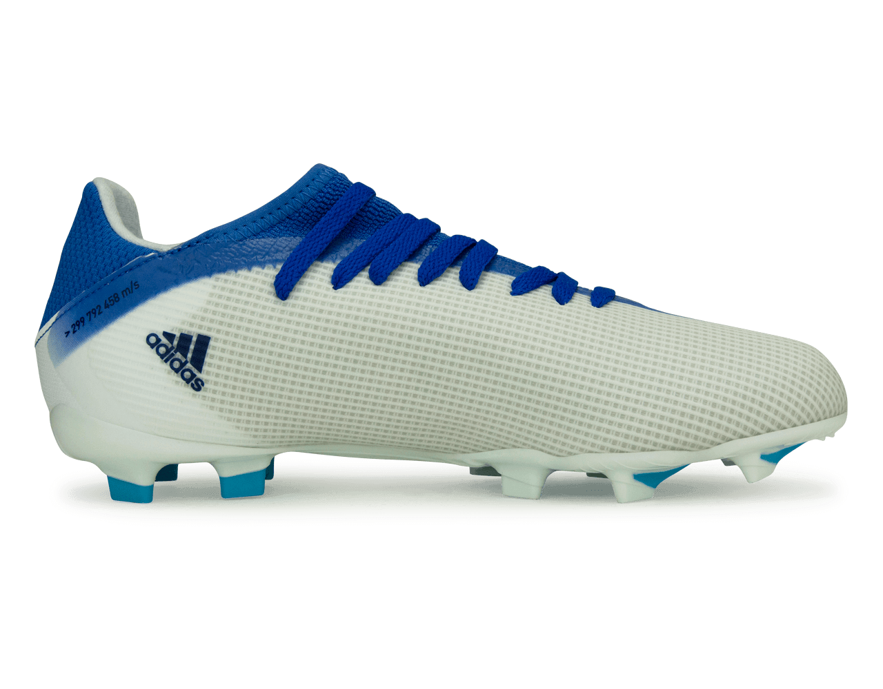 adidas Kids X Speedflow.3 FG White/Navy/Sky Blue、mySite、noshort