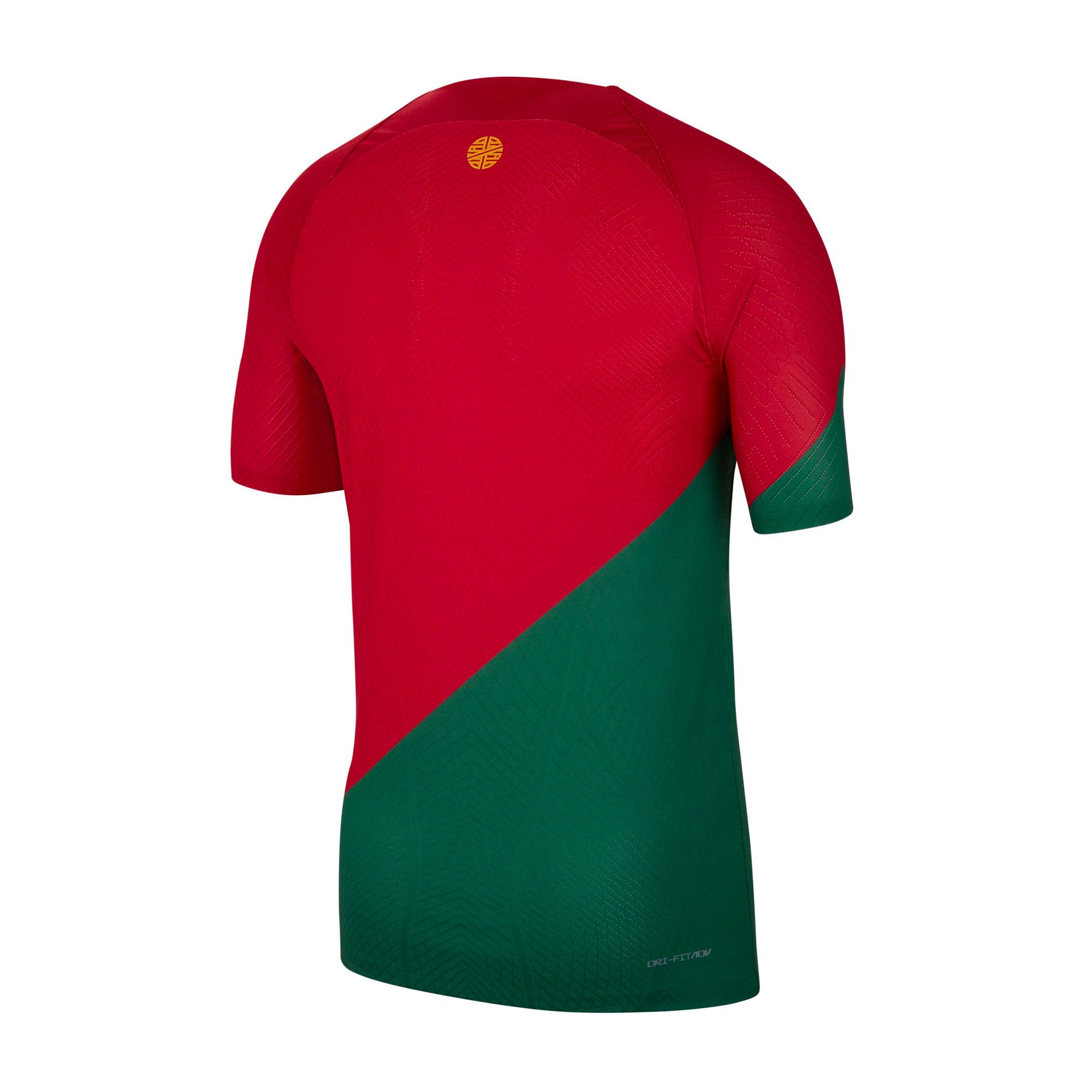 Nike Men's Portugal 2022/23 Dri-FIT ADV Home Jersey Pepper Red/Gold Dart、mySite、bottomscart