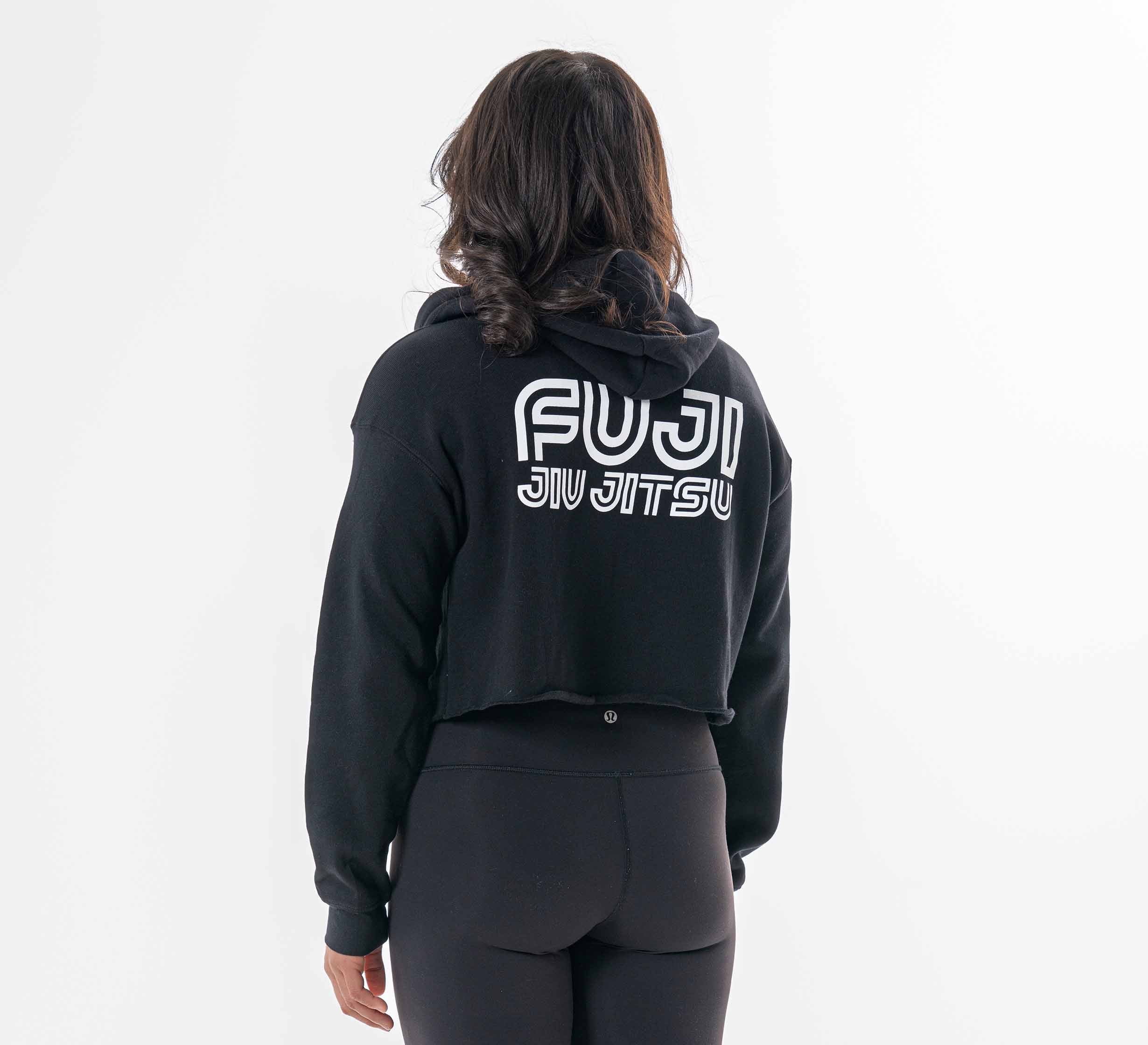 Womens Jiu Jitsu Rally Crop Hoodie Black、mySite、gigharbornorthrealestate