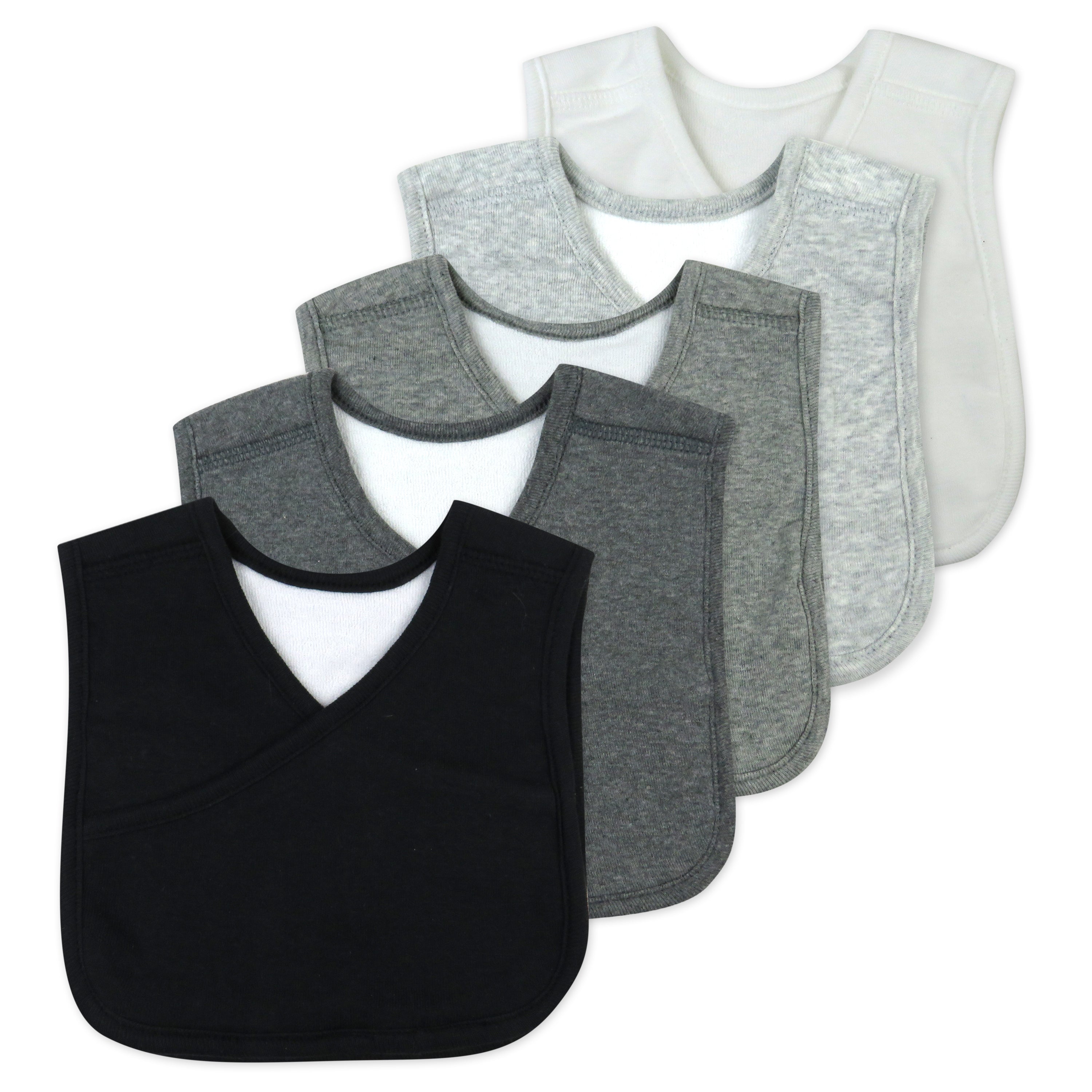  5-Pack Organic Cotton 4 in 1 Reversible Bibs、mySite、layawaytickets