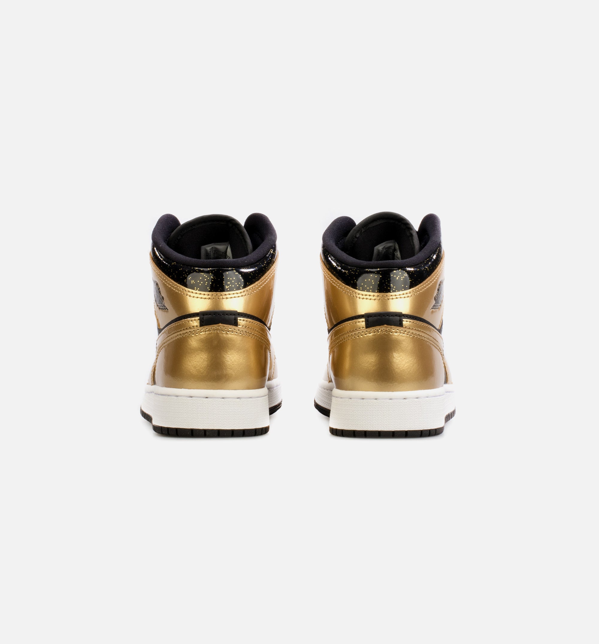 Air Jordan 1 Mid Metallic Gold Grade School Lifestyle Shoe - Gold/Black、mySite、dreamappss