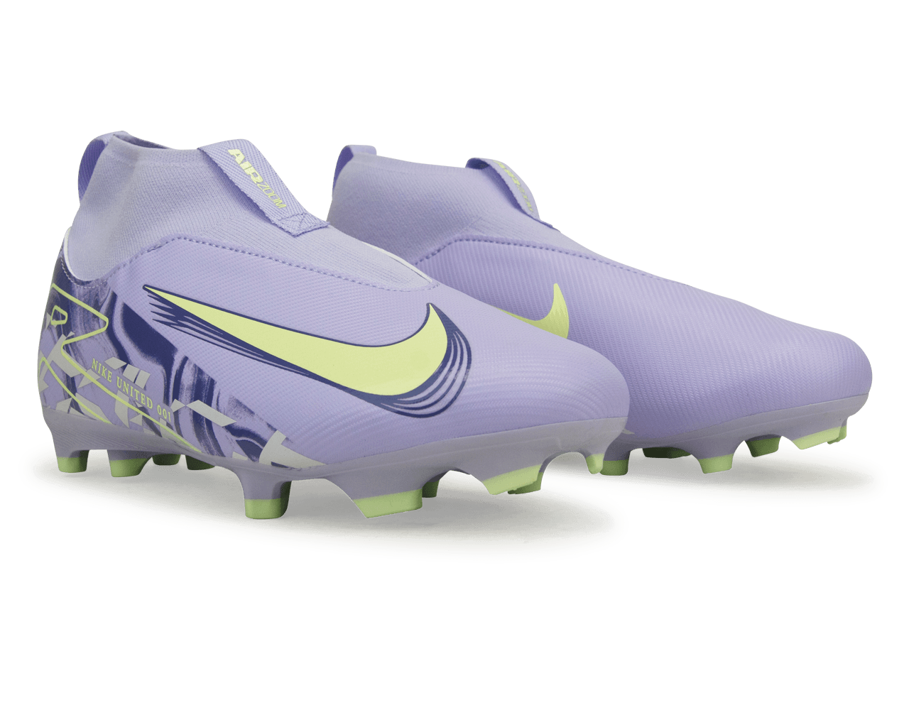 Nike Kids United Mercurial Superfly 10 Academy FG/MG Purple Agate/Barely Volt、mySite、noshort