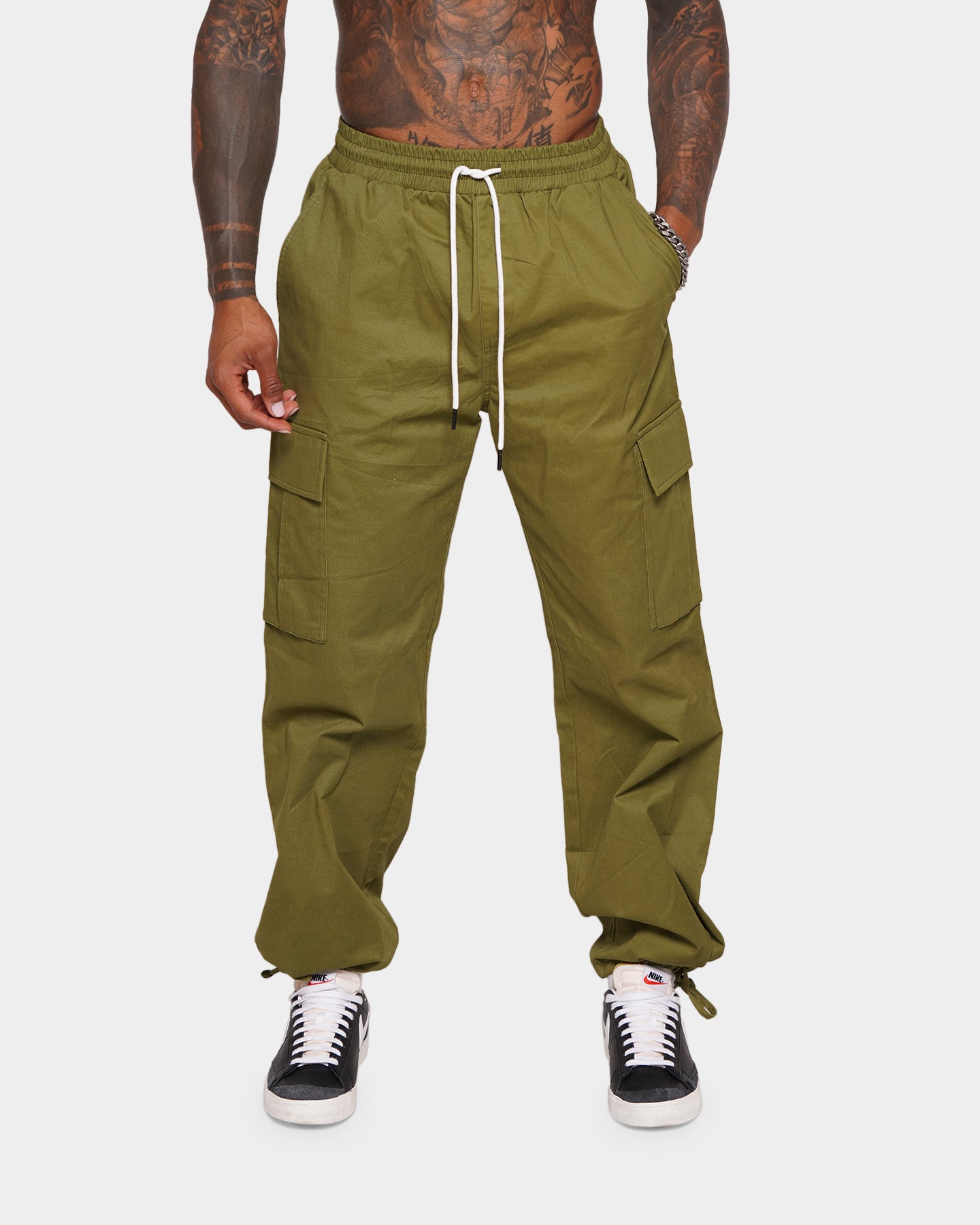 XXIII Kannen Wide Leg Cargo Pants Khaki、mySite、zt4zffjzw