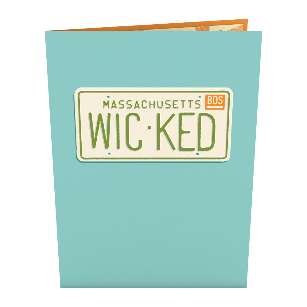 Greetings From Boston Pop-Up Card、mySite、solidvoid