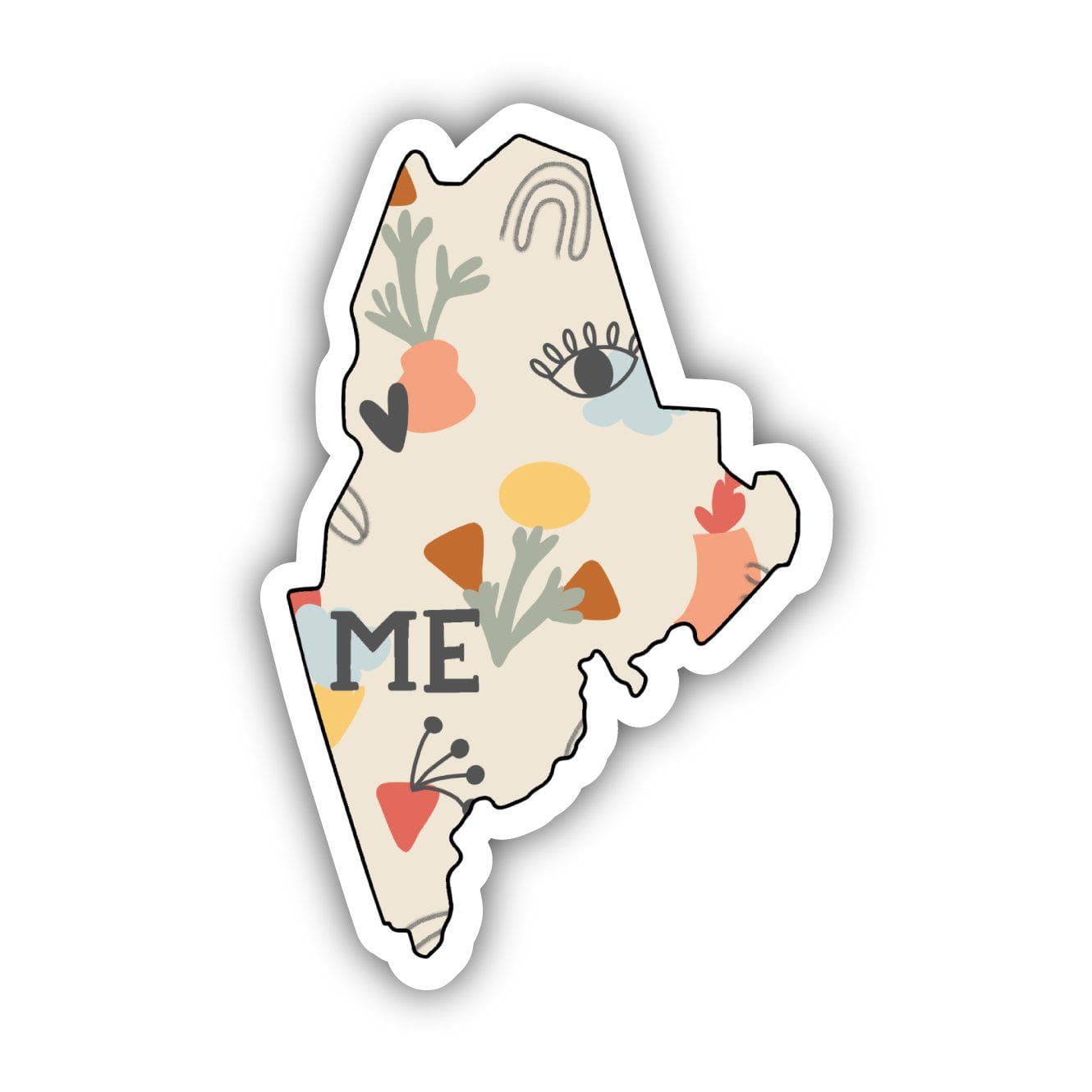  Maine Abstract Pattern Sticker、mySite、elrpsem3k