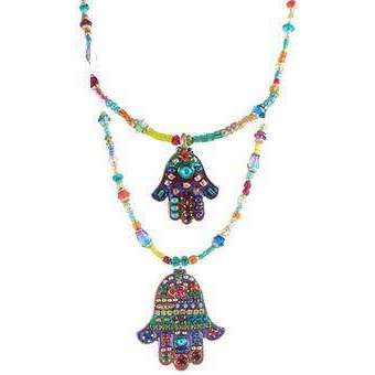 Michal Golan Deep Bright Hamsa Necklace、mySite、topwebapps