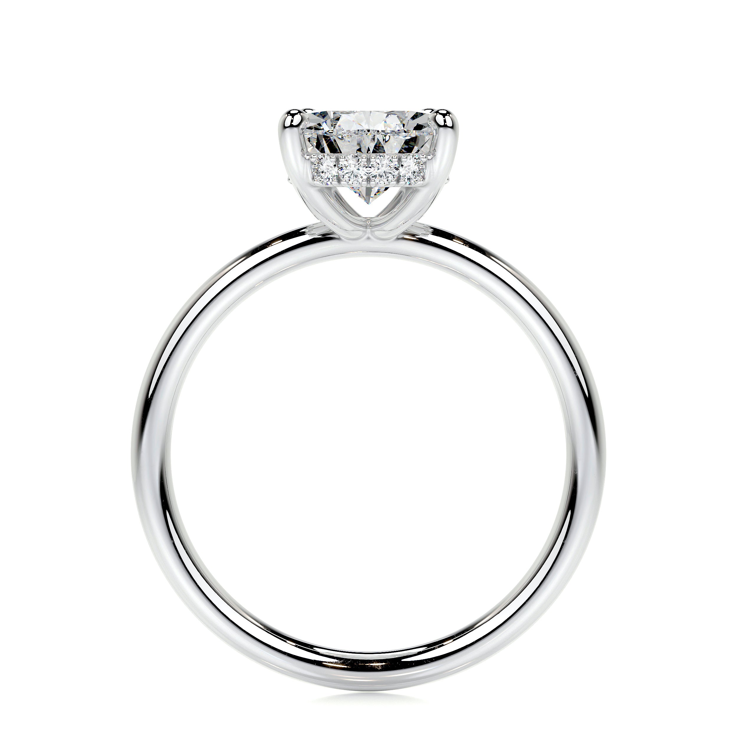 Willow Lab Grown Diamond Ring -18K White Gold、mySite、hinf8tx79