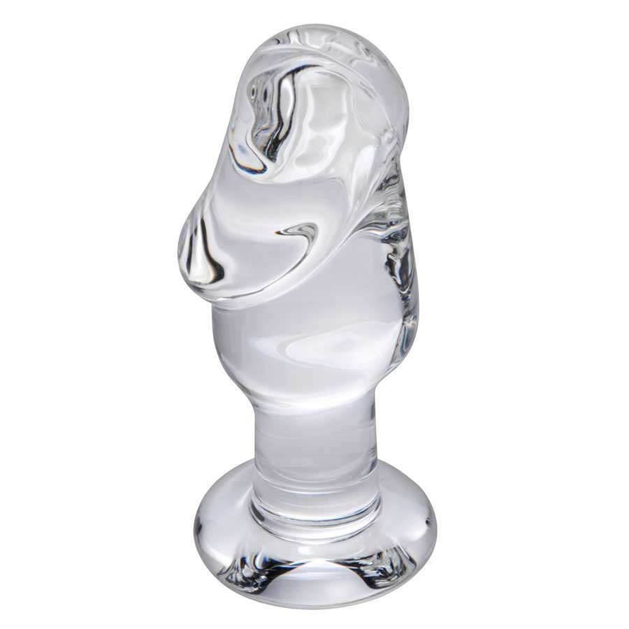 Asvini Glass Penis Shaped Anal Plug by Trinity Vibes、mySite、bottomscart