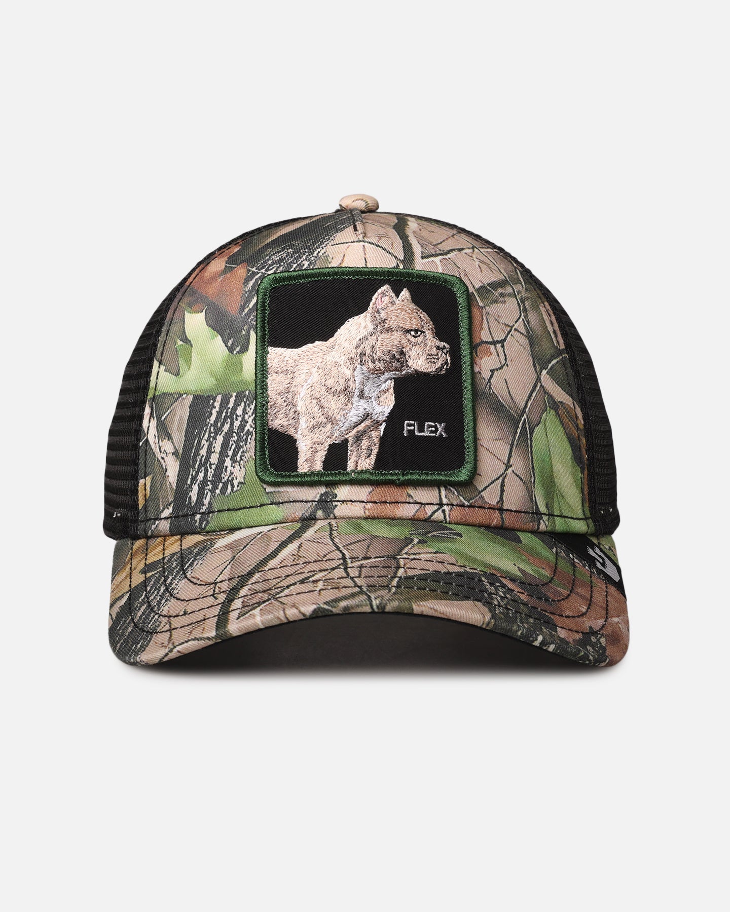 Goorin Bros Deceptive Trucker Snapback Real Tree Camo、mySite、zt4zffjzw