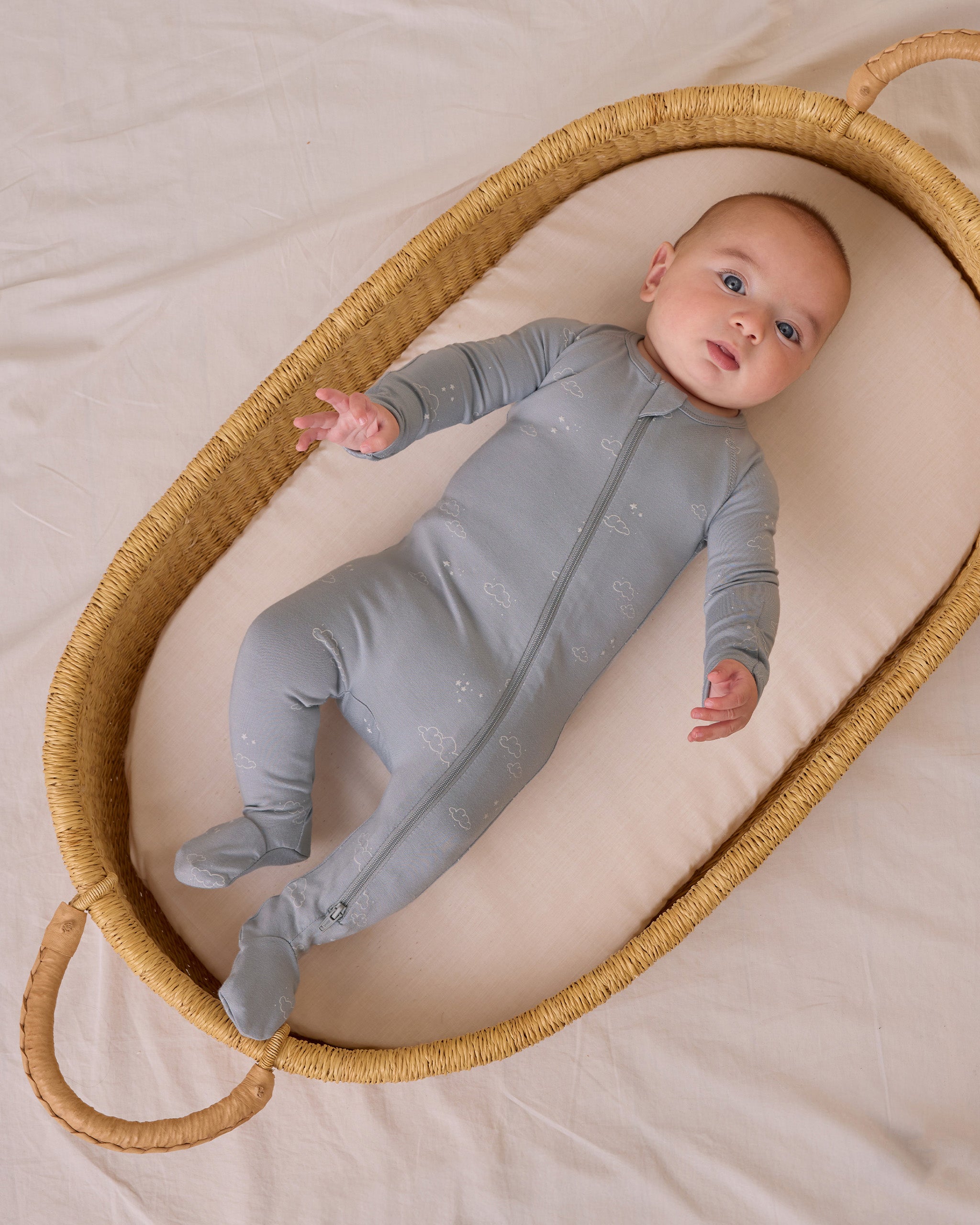  Bamboo Zip Footie || Clouds、mySite、layawaytickets