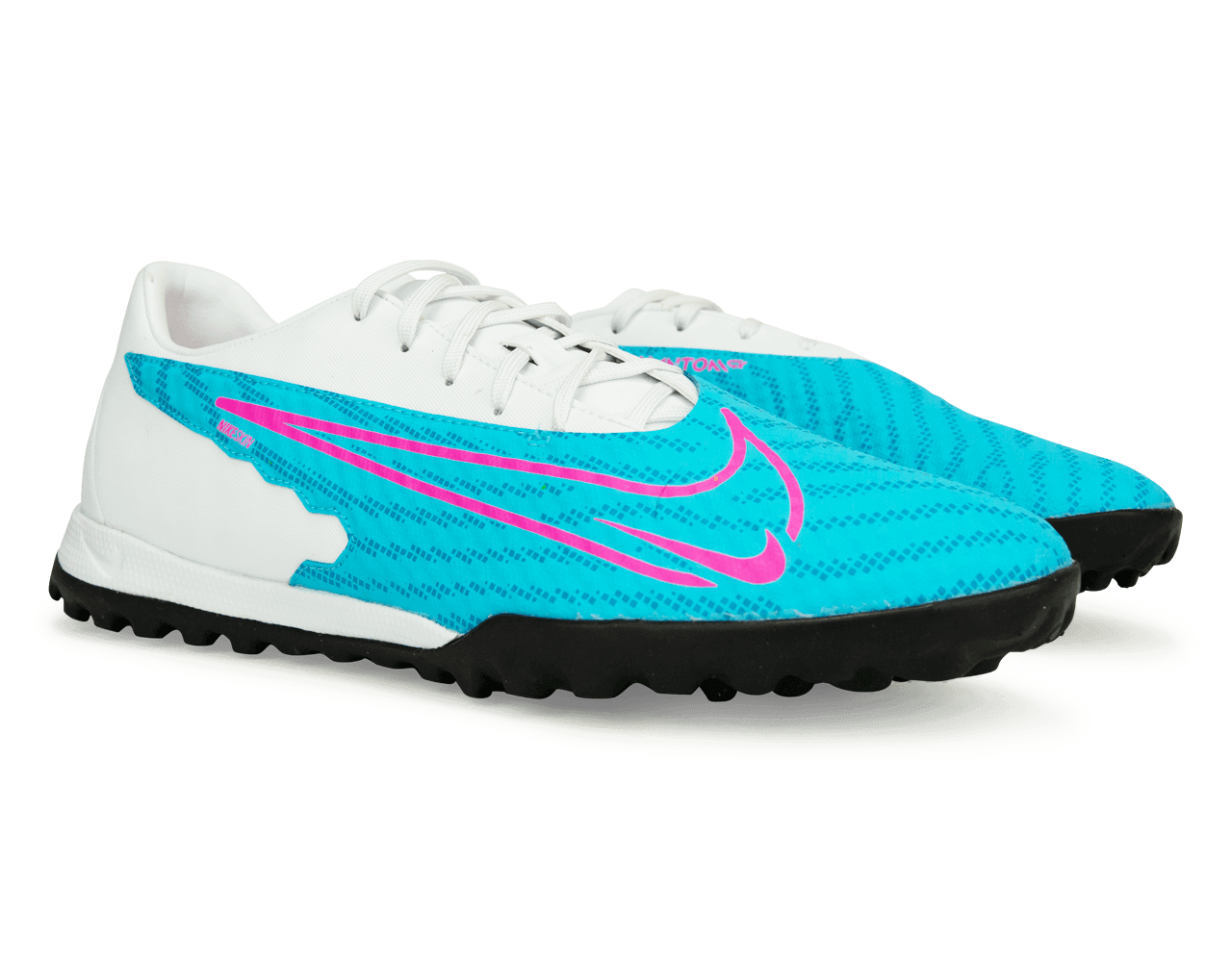 Nike Men's Phantom GX Academy TF Baltic Blue/Pink Blast、mySite、noshort
