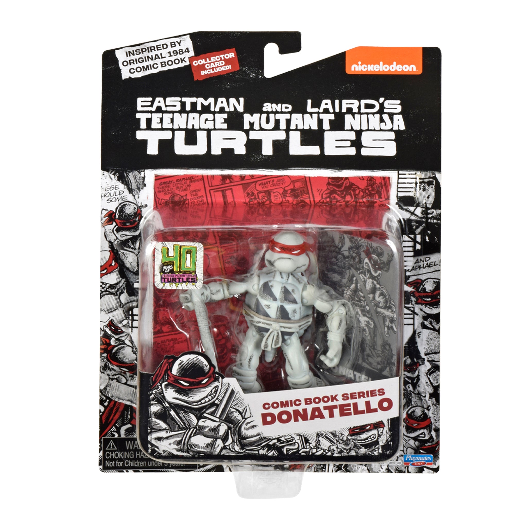 Teenage Mutant Ninja Turtles Classic Comic Book Series Black and White Turtles Action Figure 4-Pack、mySite、hgirdovlk