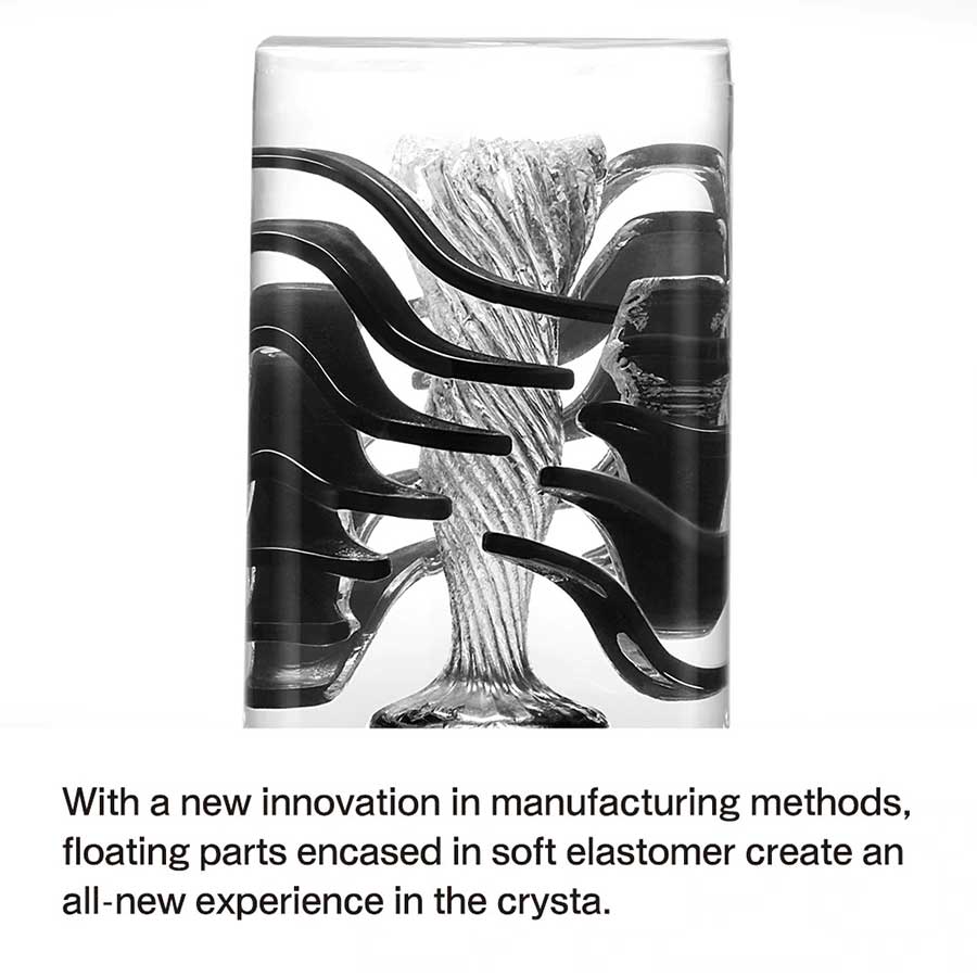 Tenga Crysta Leaf Floating Shape Stroker for Men、mySite、bottomscart