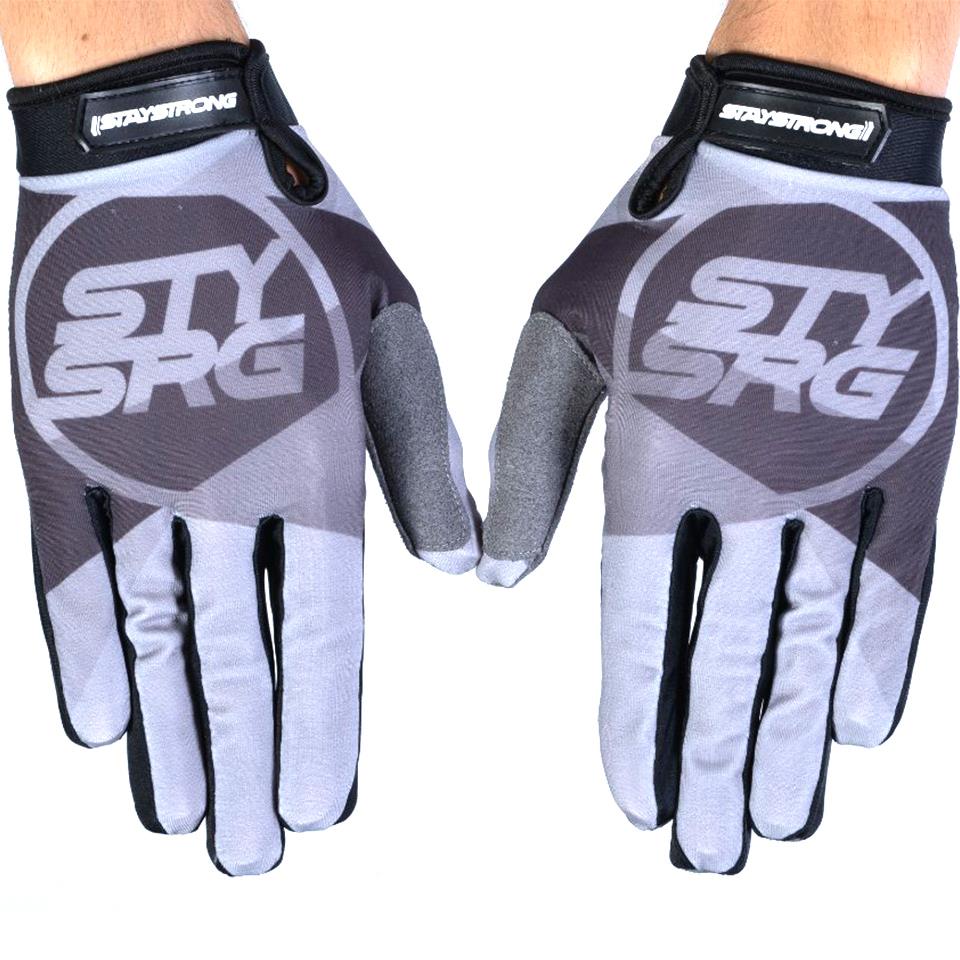  Stay Strong Tricolour Youth Gloves - Grey、mySite、merchandisen