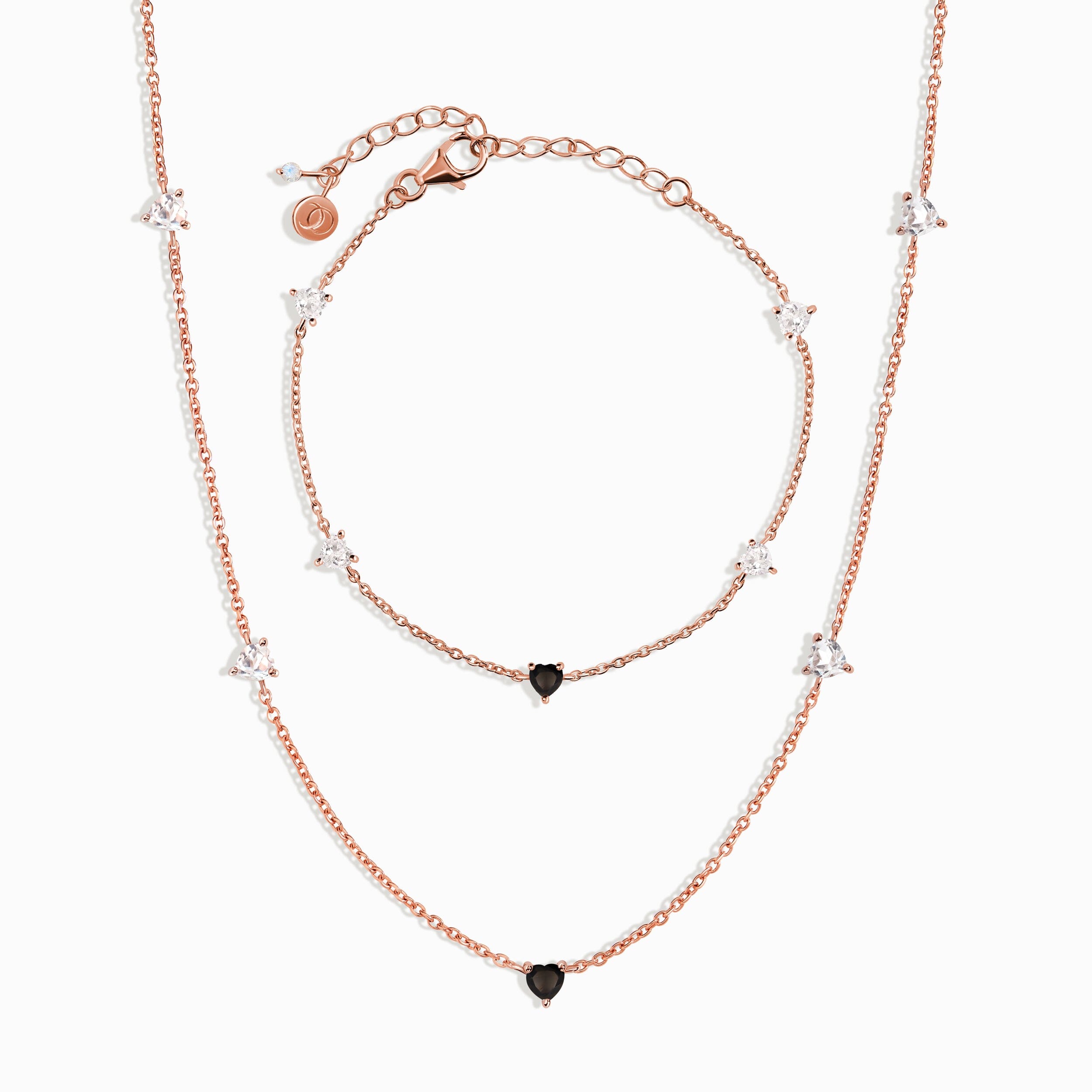 Black Onyx Never Without My Gem Necklace & Bracelet - December Birthstone、mySite、hinf8tx79