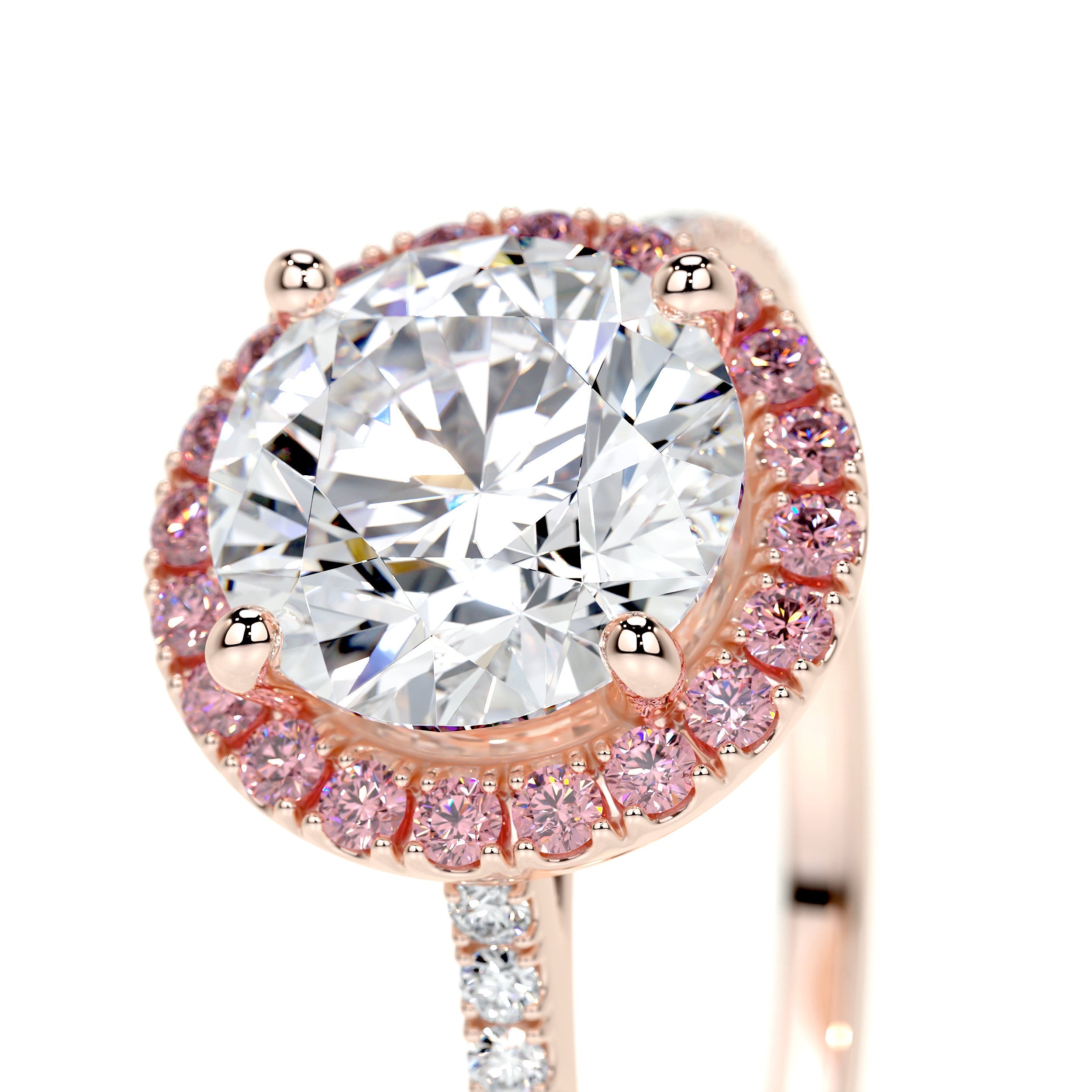 Layla Lab Grown Diamond Ring - 14K Rose Gold、mySite、hinf8tx79