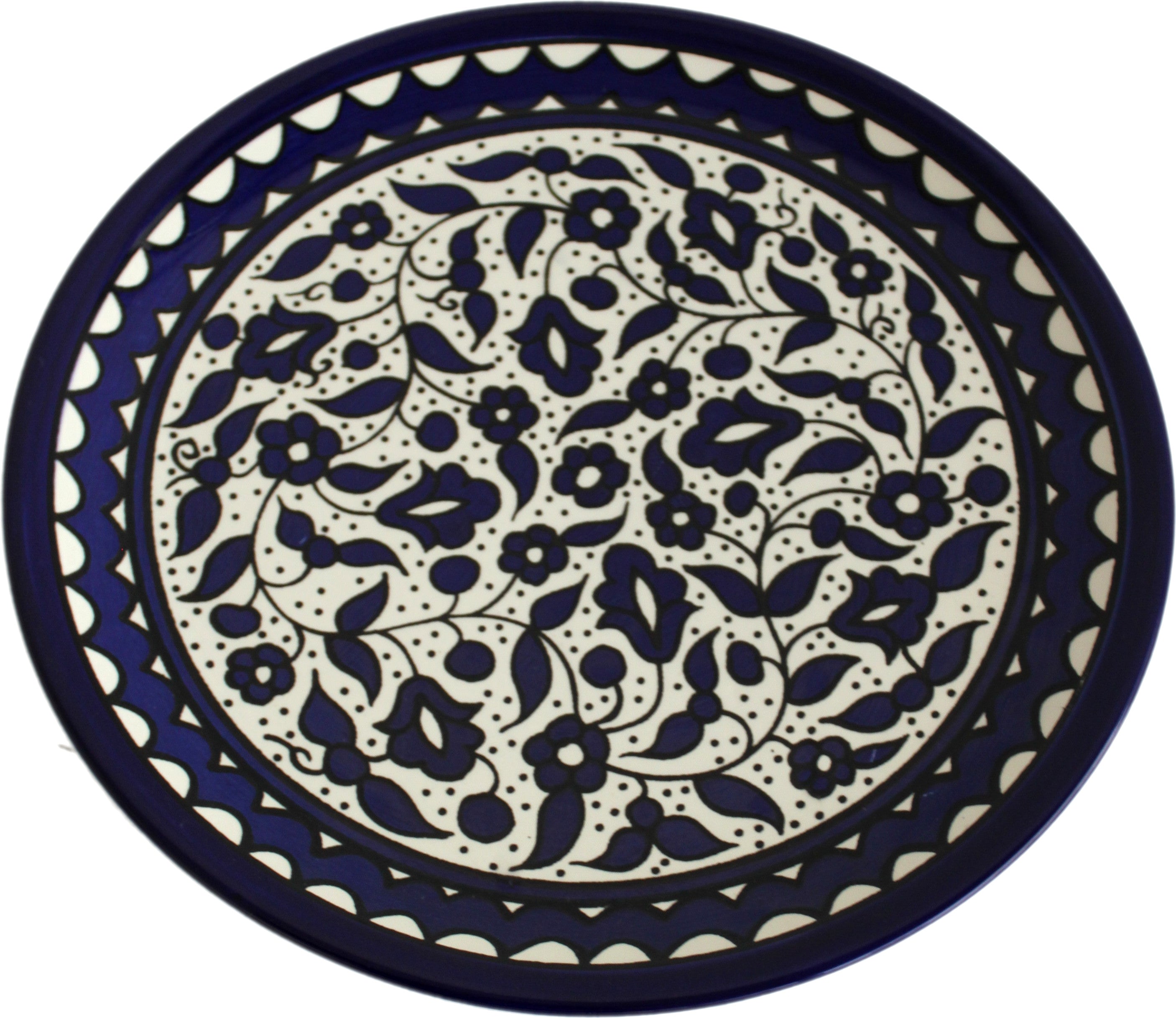 Armenian Ceramic Decorative Dinner or Display Plate - 10.5 Inches - Asfour Outlet Trademark、mySite、topwebapps