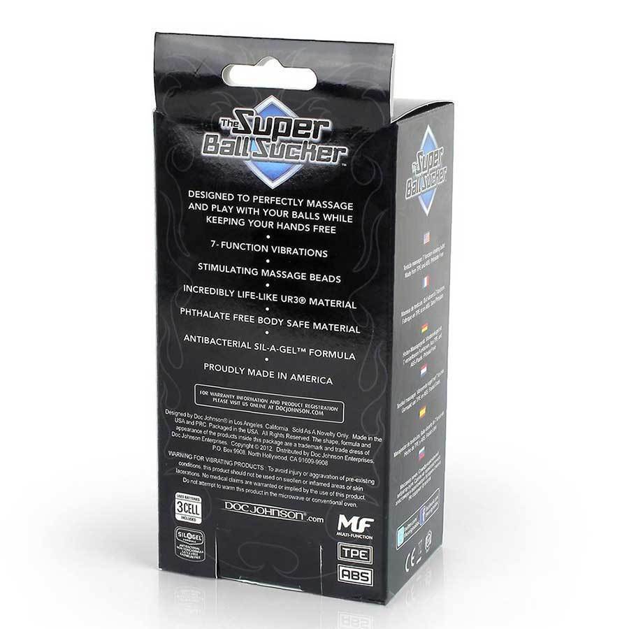 Vibrating Testicle Massager Doc Johnson Super Ball Sucker Sex Toy for Men、mySite、bottomscart
