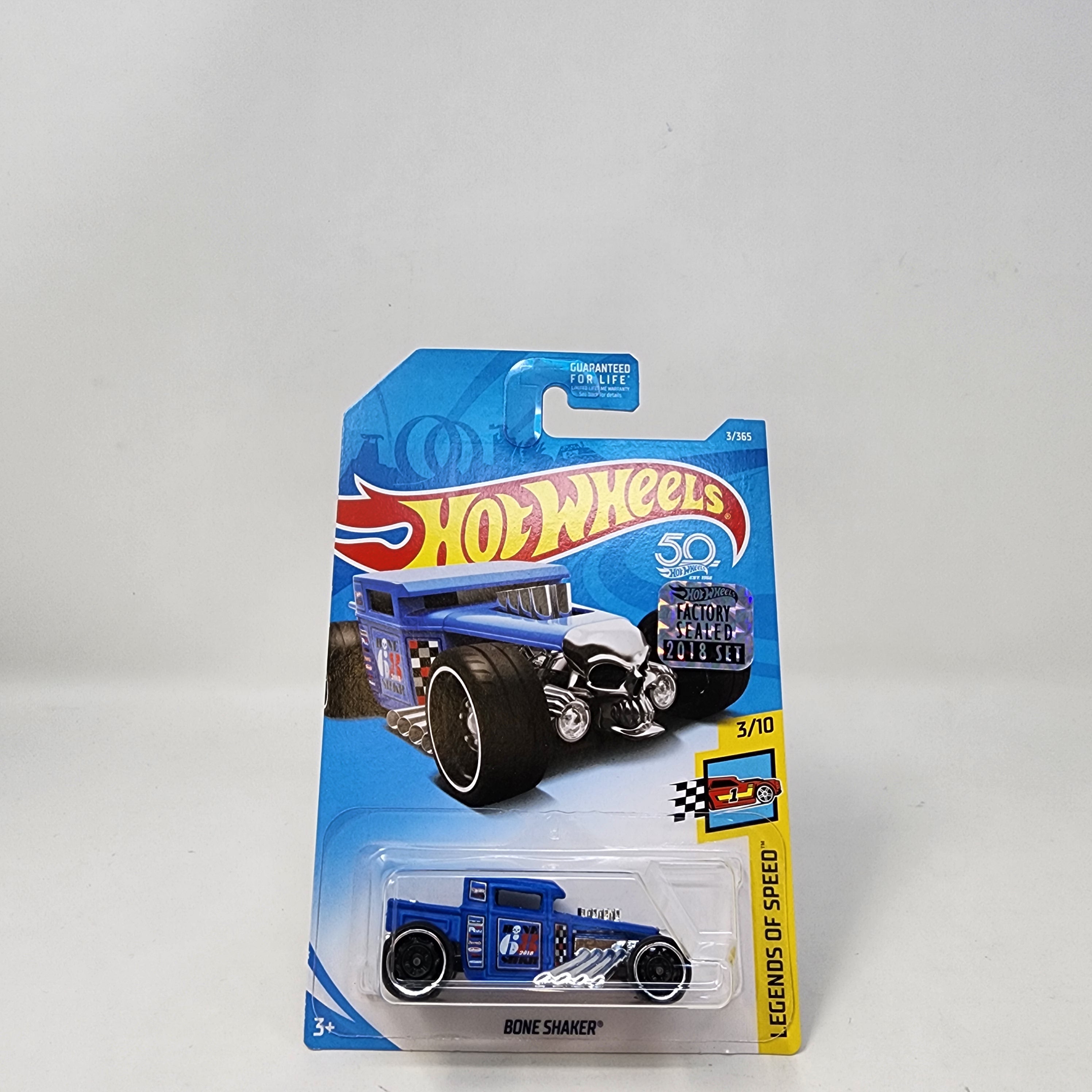 Bone Shaker #3 * Blue * 2022 Hot Wheels w/ Factory Set Holo、mySite、hgirdovlk
