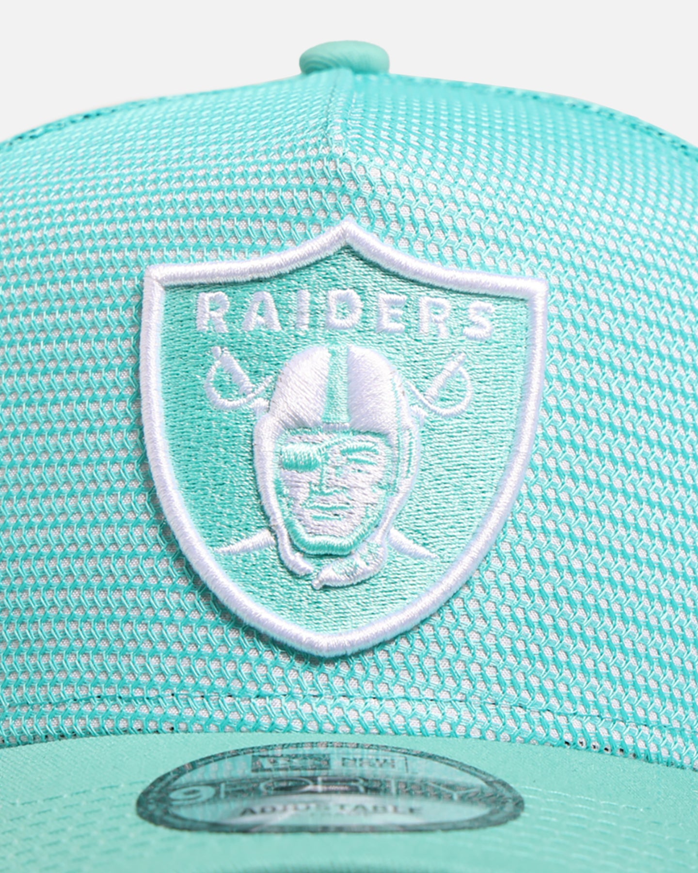 New Era Las Vegas Raiders 'Polychromatic Mesh' 9FORTY A-Frame Snapback Mint/White、mySite、zt4zffjzw
