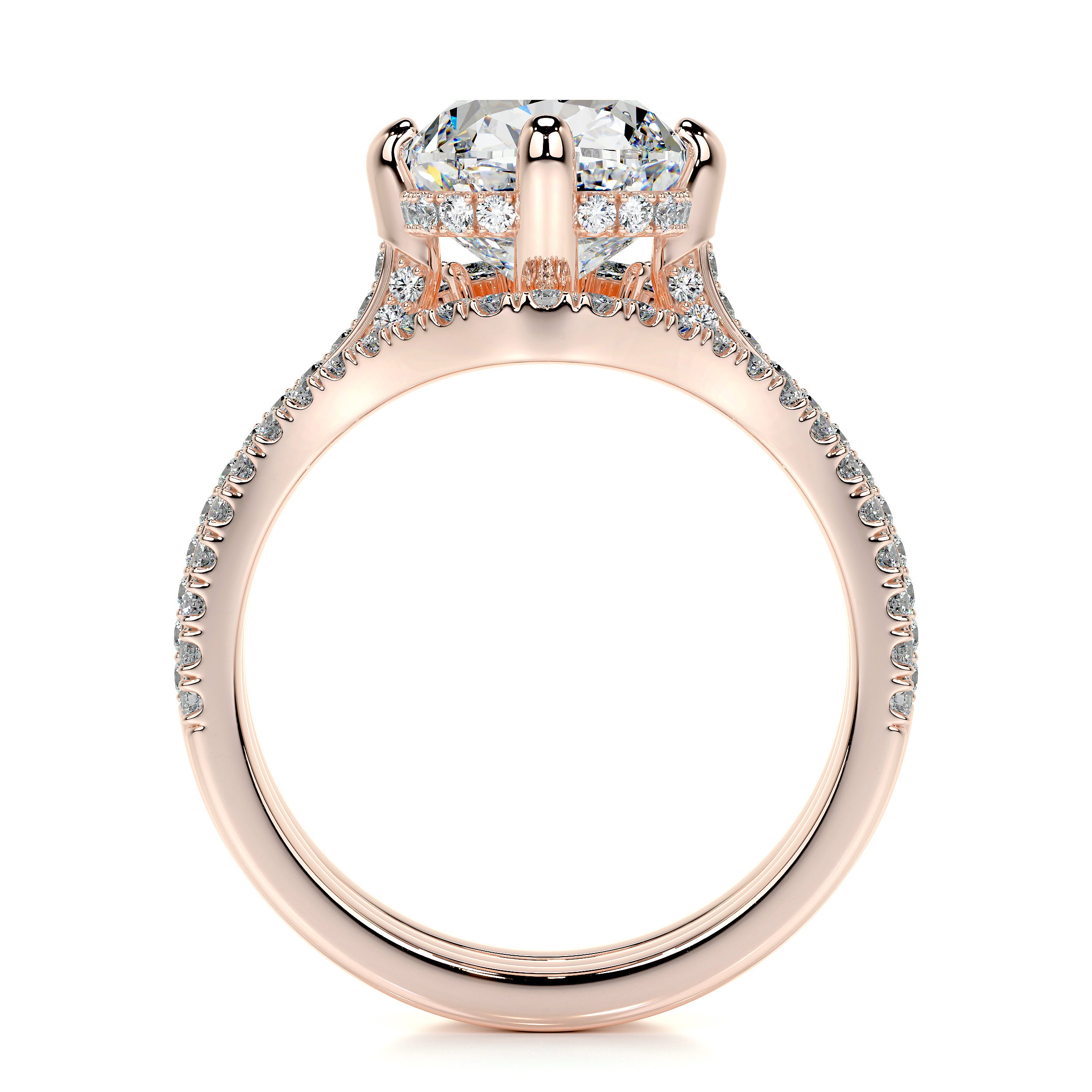 Lauren Lab Grown Diamond Bridal Set -14K Rose Gold、mySite、hinf8tx79