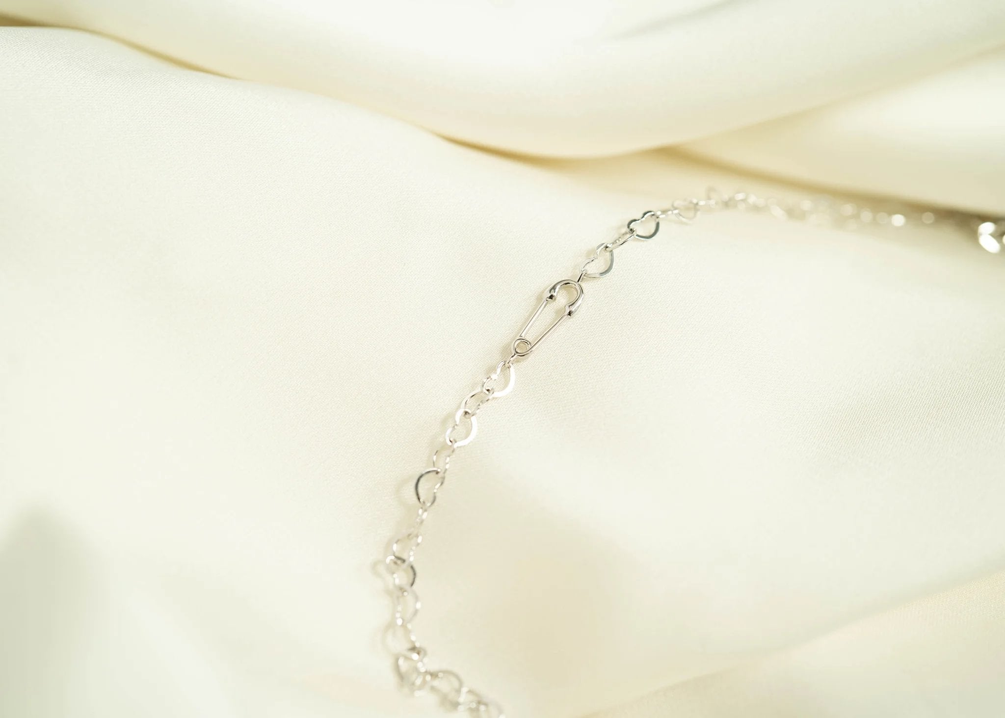 .925 Sterling Silver Horizontal Safety Pin Charm for Permanent Jewelry / PMJ1027、mySite、dreamappss