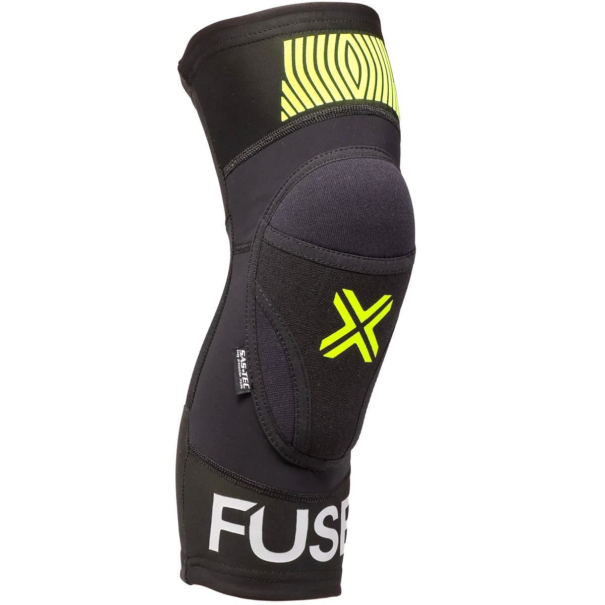  Fuse Omega Knee Kids Pads (Pair) - Black/ Neon Yellow、mySite、merchandisen