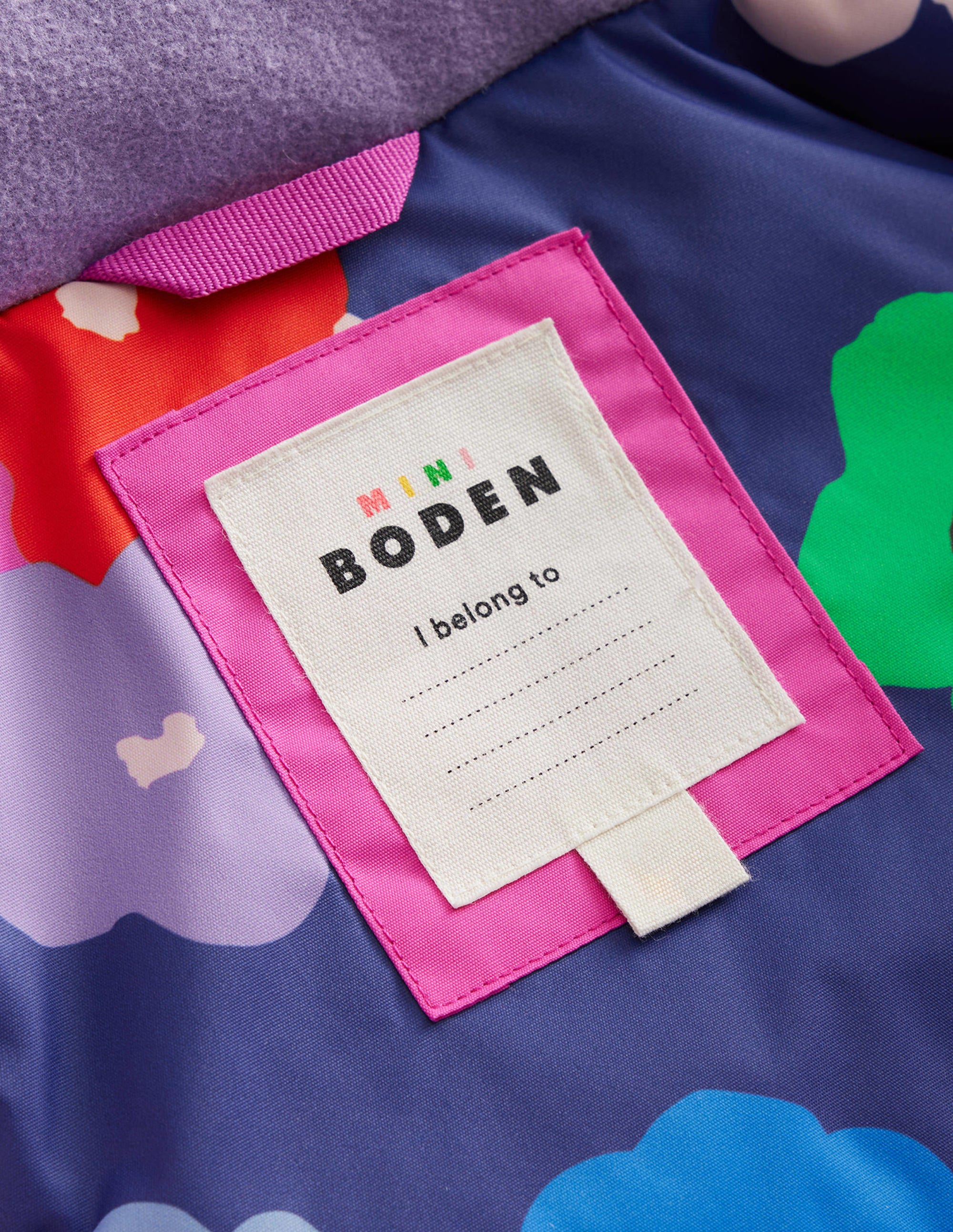  All-Weather Waterproof Jacket-Navy Floral、mySite、ashleygrahame