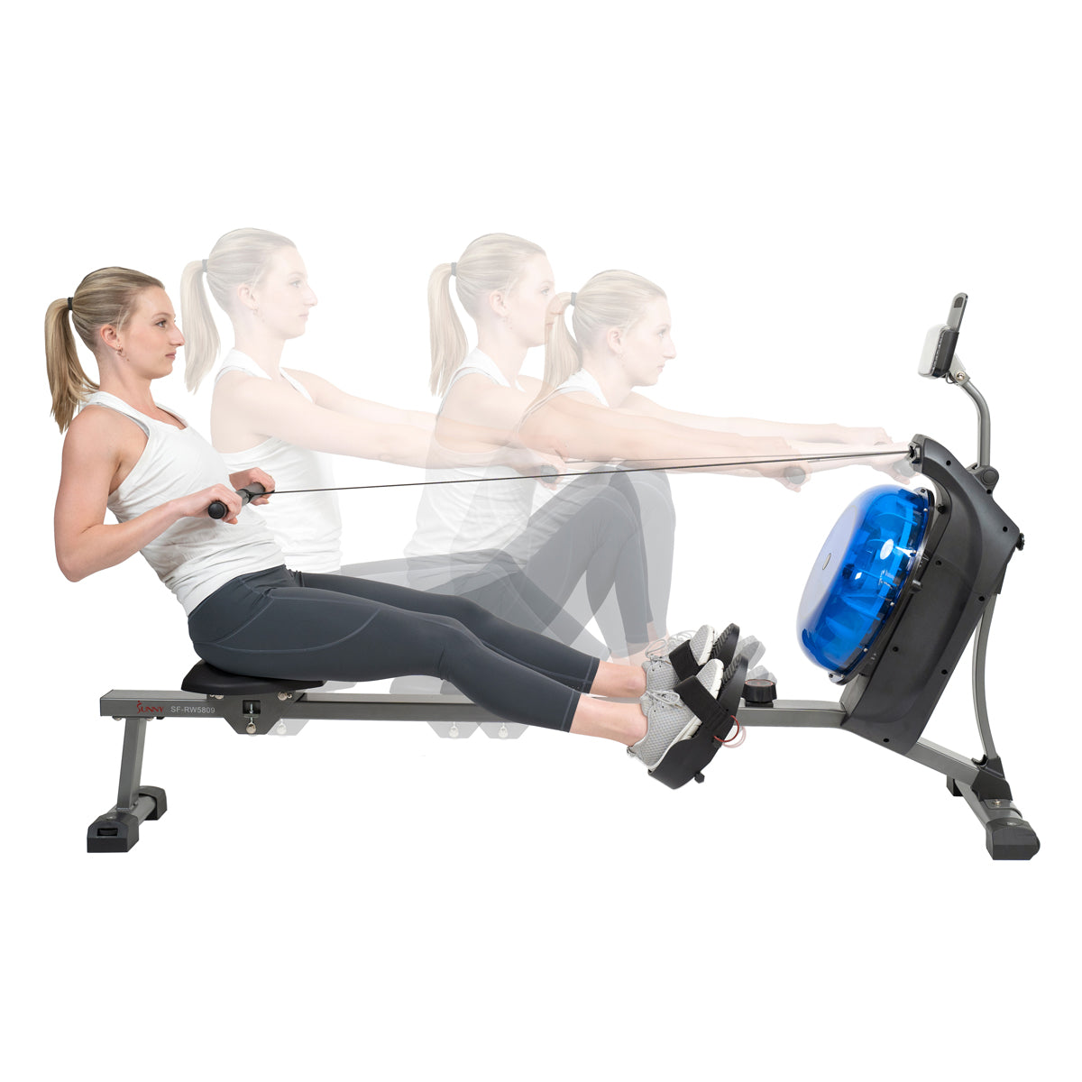  Hydro+ Dual Resistance Rower Magnetic Water Rowing Machine、mySite、ghnorth