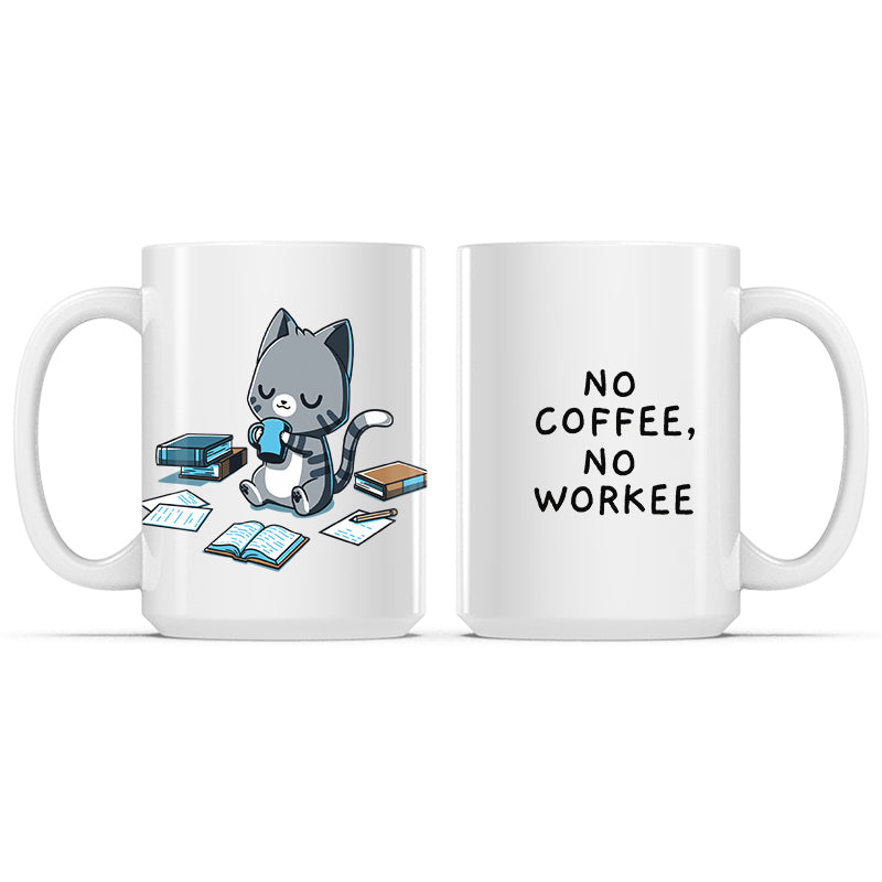 No Coffee, No Workee Mug、mySite、lovesweatpilates