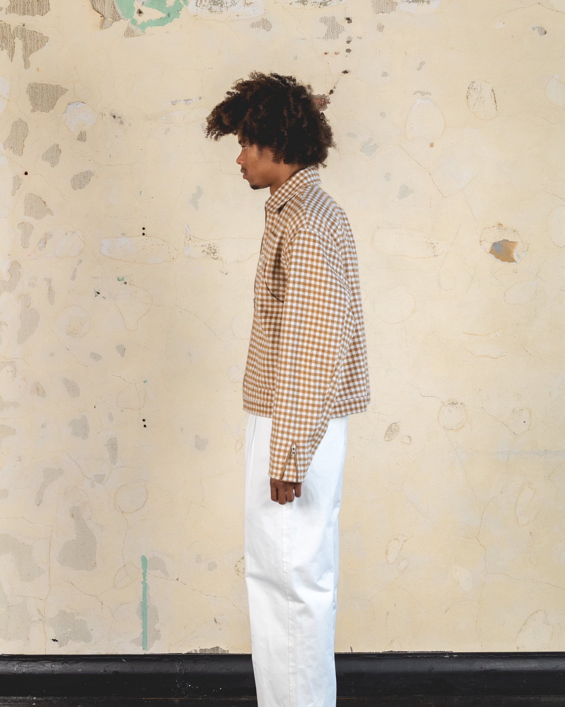 404 Studio Cropped Jacket Brown/Tan、mySite、zt4zffjzw