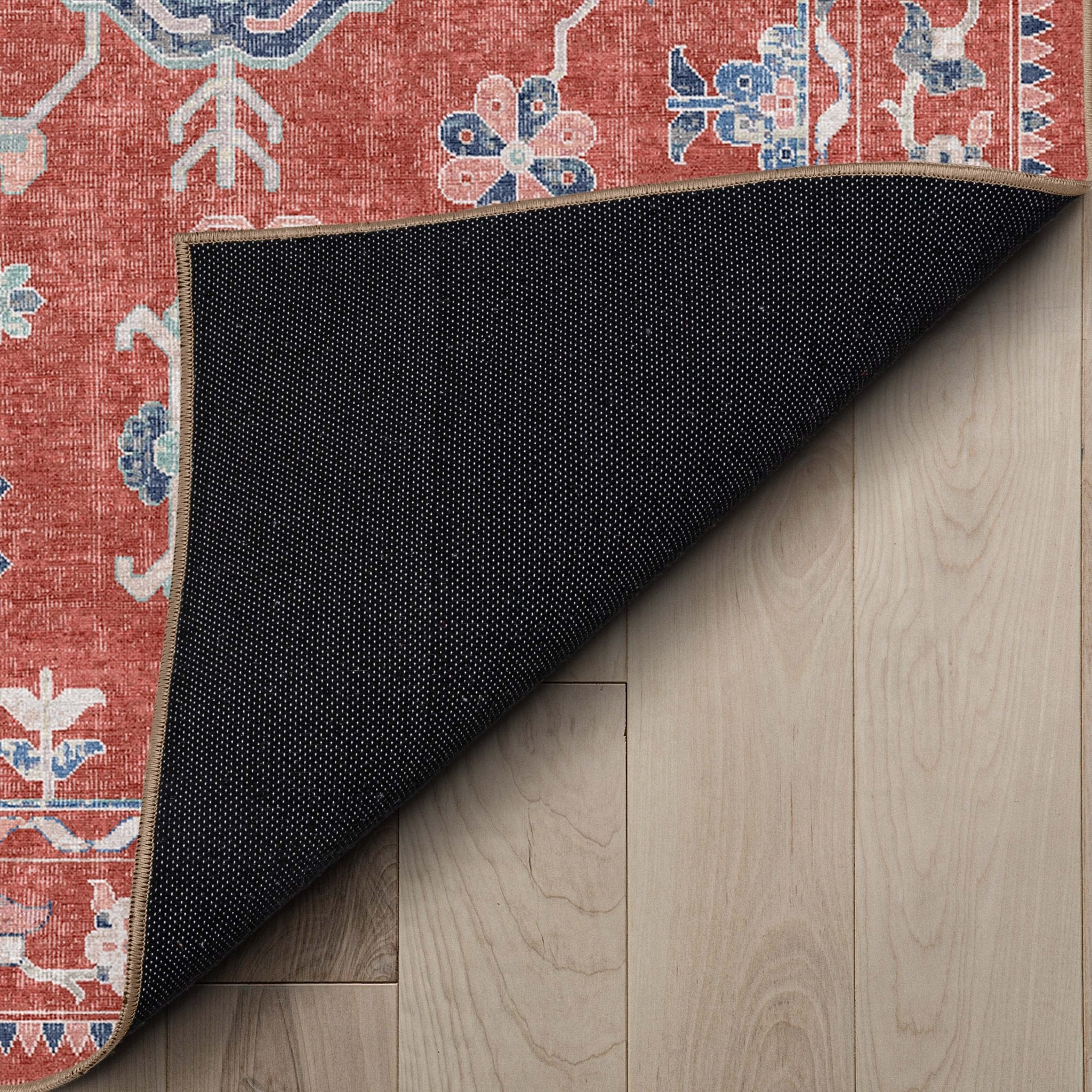 Delhi Vintage Medallion Diamond Pattern Rug – Easy Clean, Stylish Elegant Design、mySite、gigharbornorthrealestate