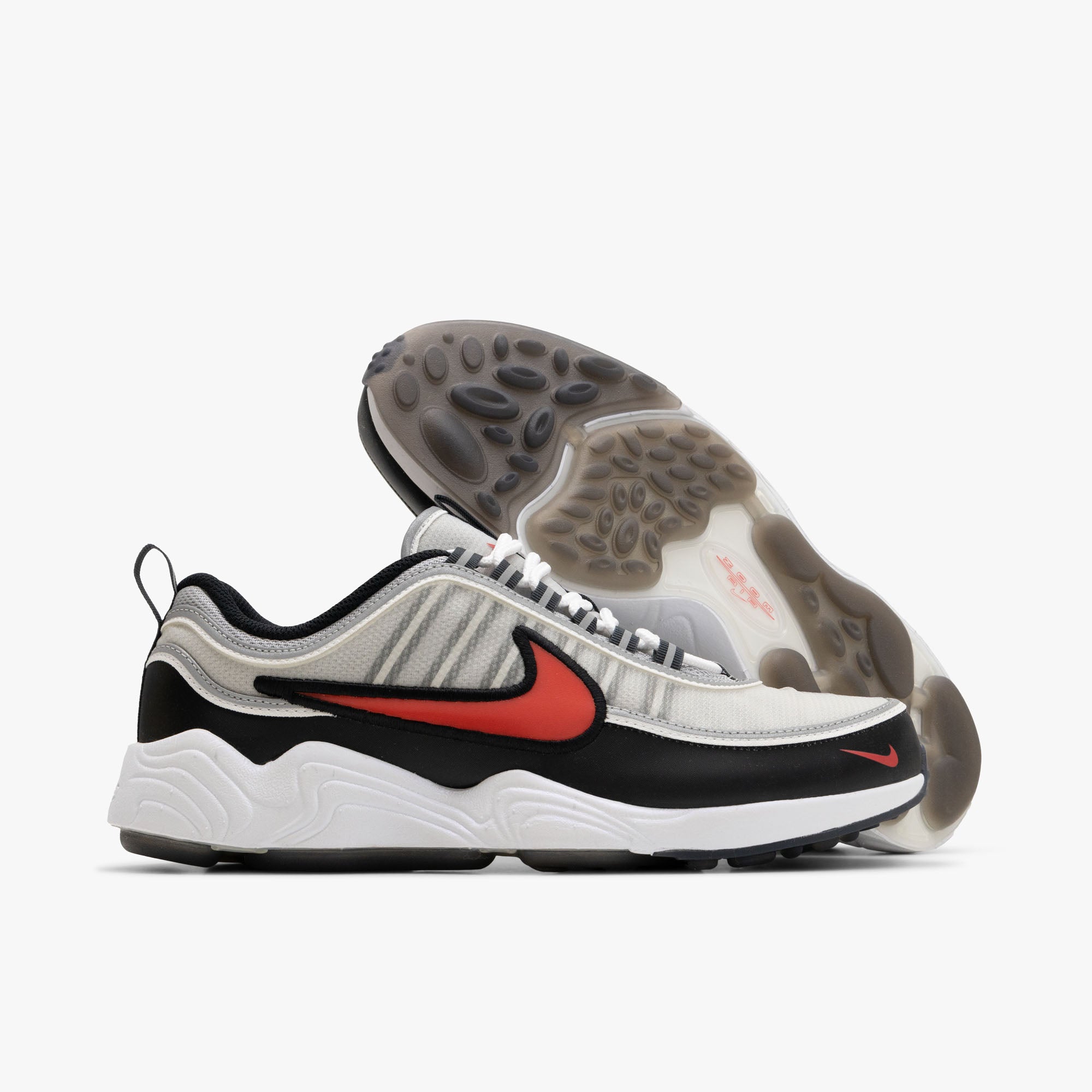  Nike Air Zoom Spiridon Metallic Silver / Sport Red - Black、mySite、merchandisen