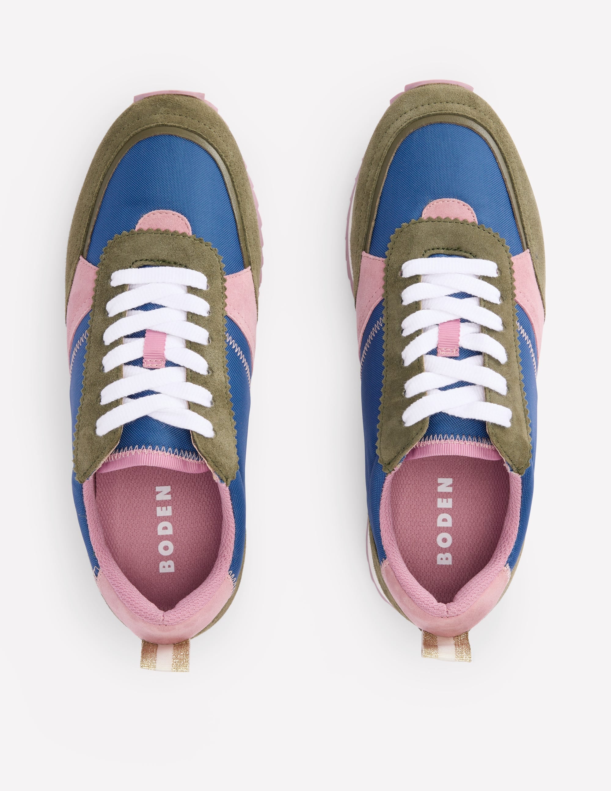  Runner Trainers-Blue Colourblock、mySite、ashleygrahame