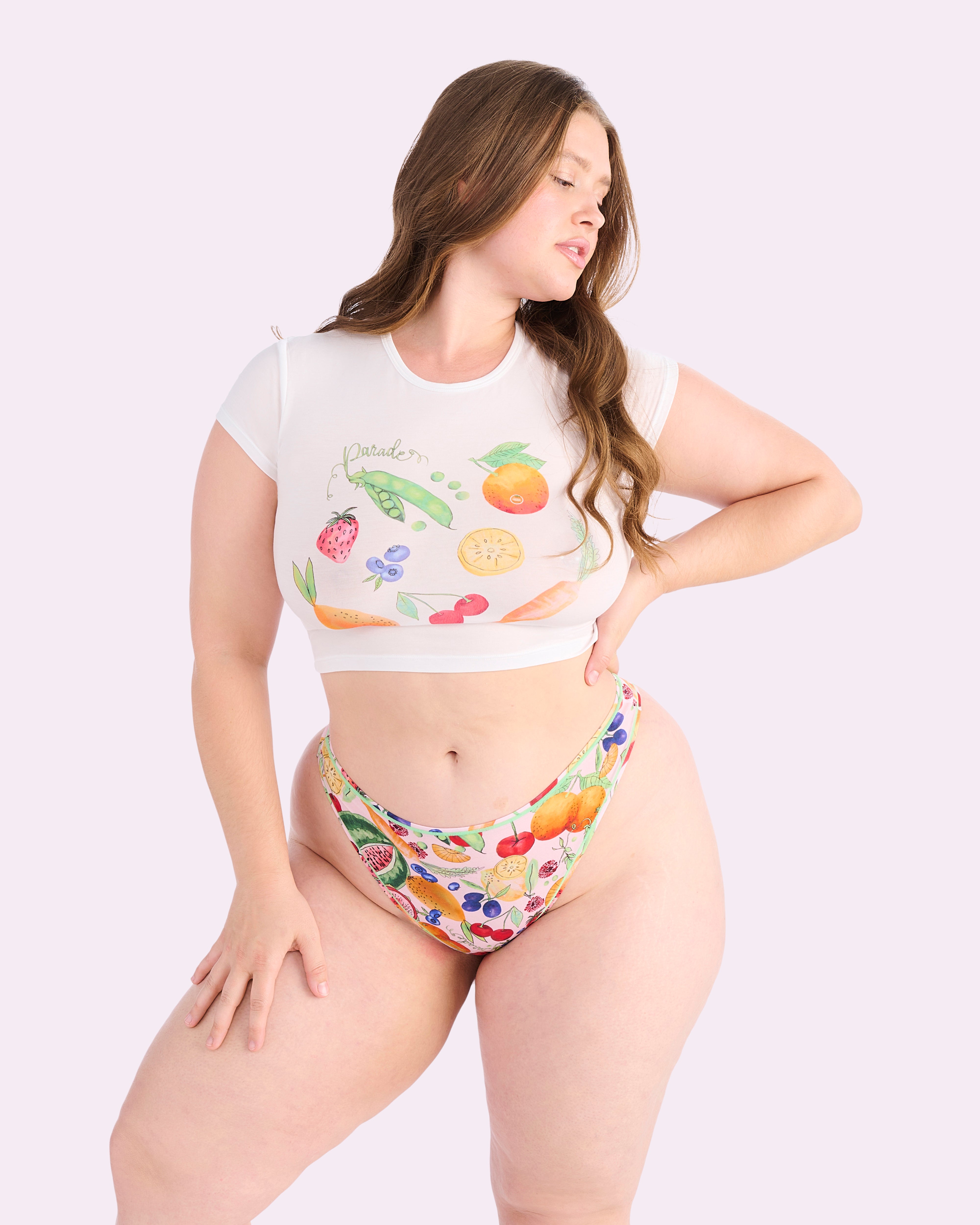 Ultra-Flattering High Rise Thong | New:Cotton (Farmer's Market)、mySite、bengalsvssteelers