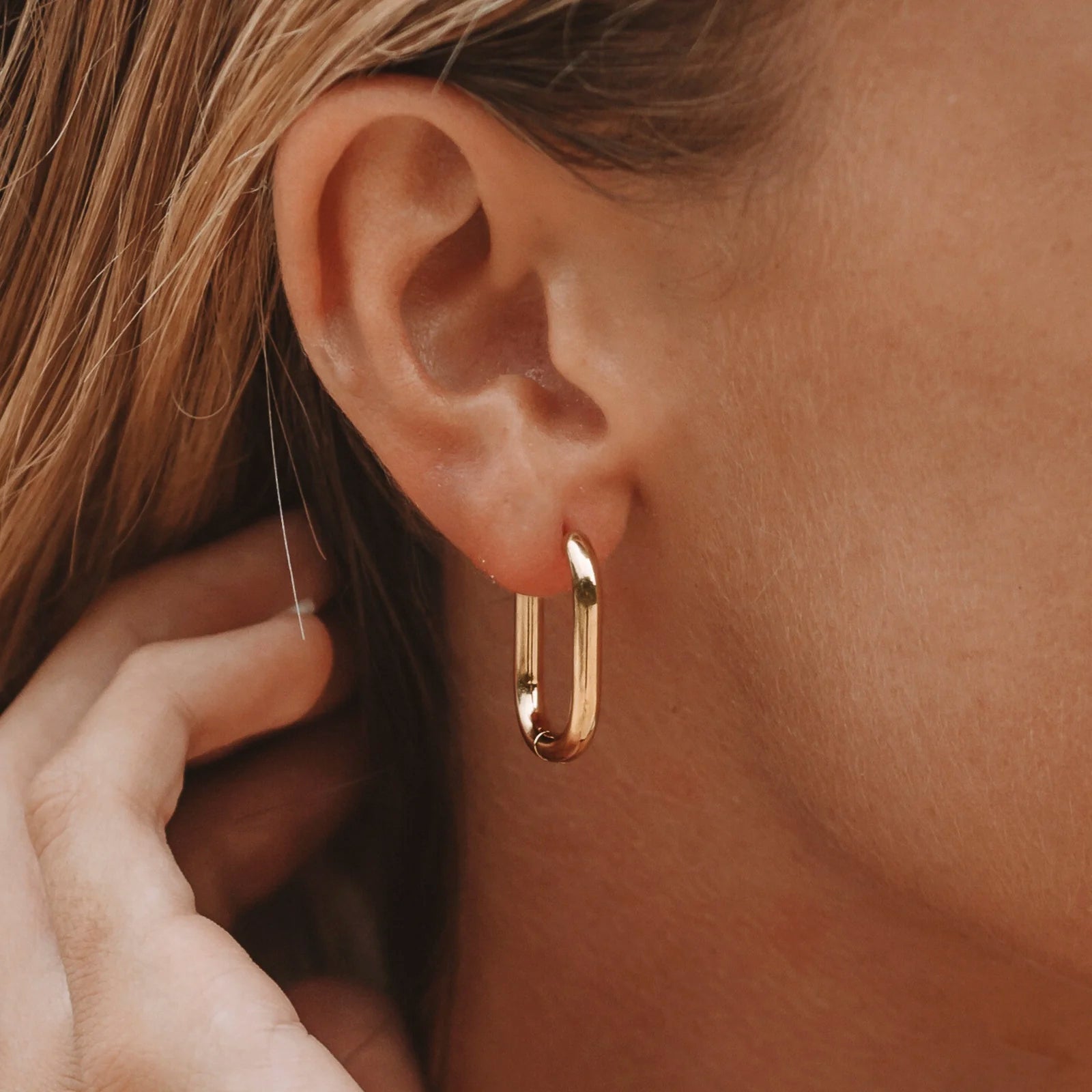 Oval Hoop Earrings、mySite、hinf8tx79