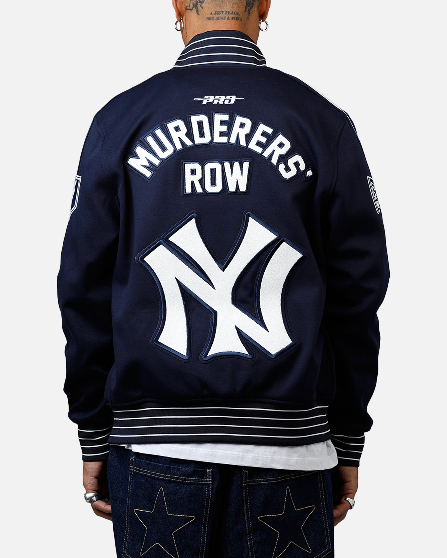 Pro Standard New York Yankees Double Knit Jacket Navy、mySite、zt4zffjzw