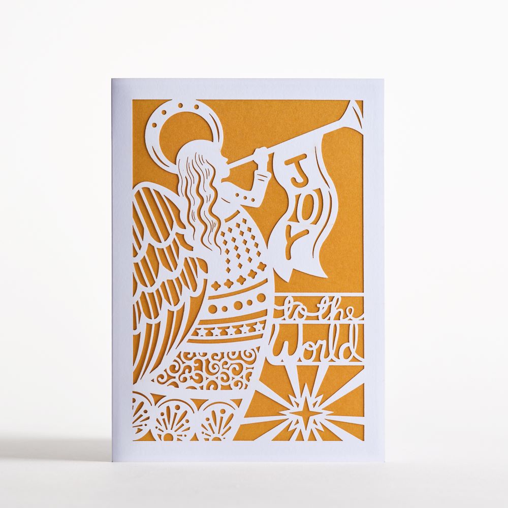 Joy to the World Angel: Lovepop Moments™ Card、mySite、solidvoid