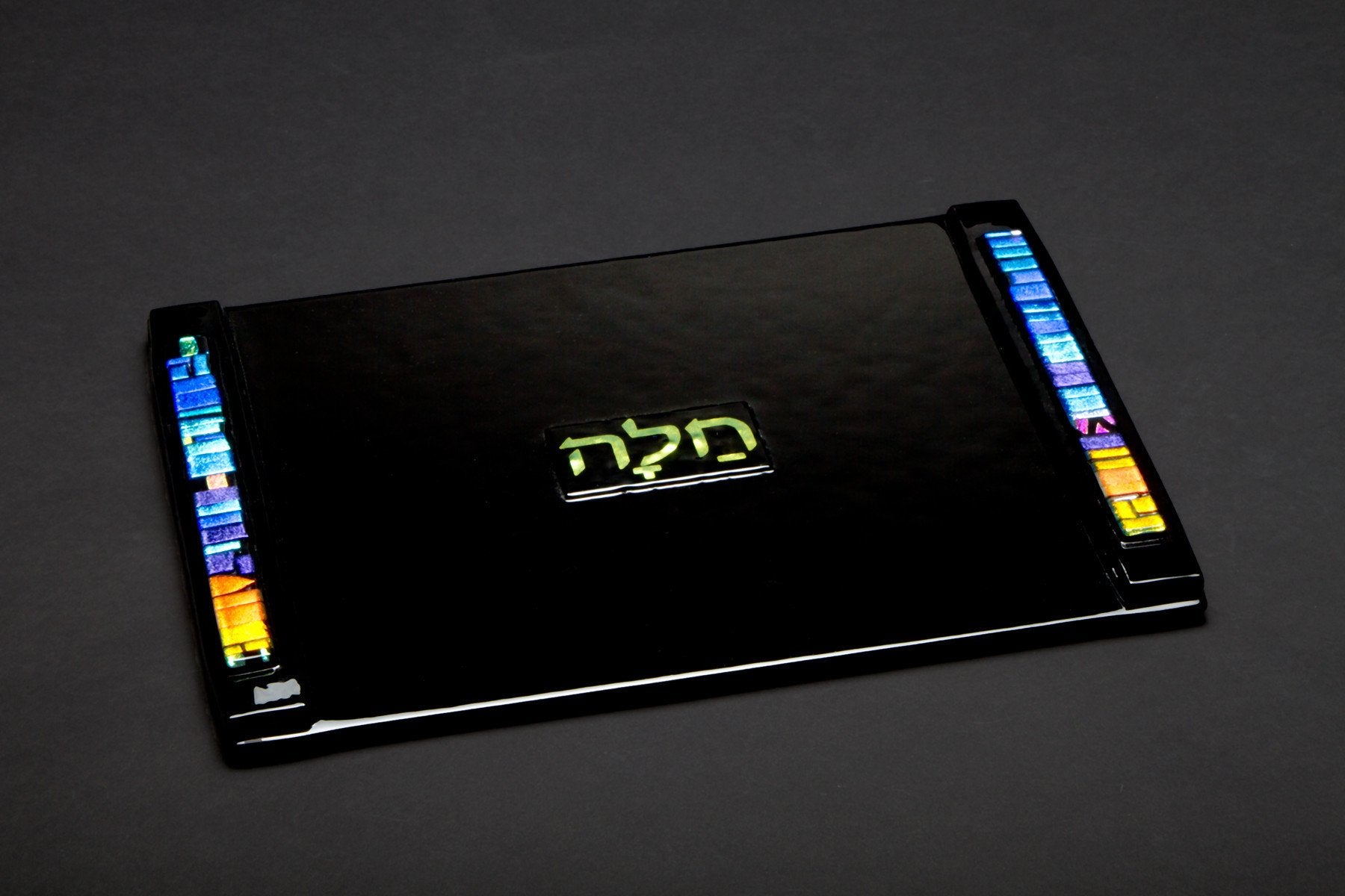 Black Glass Challah Tray by Daryl Cohen、mySite、topwebapps