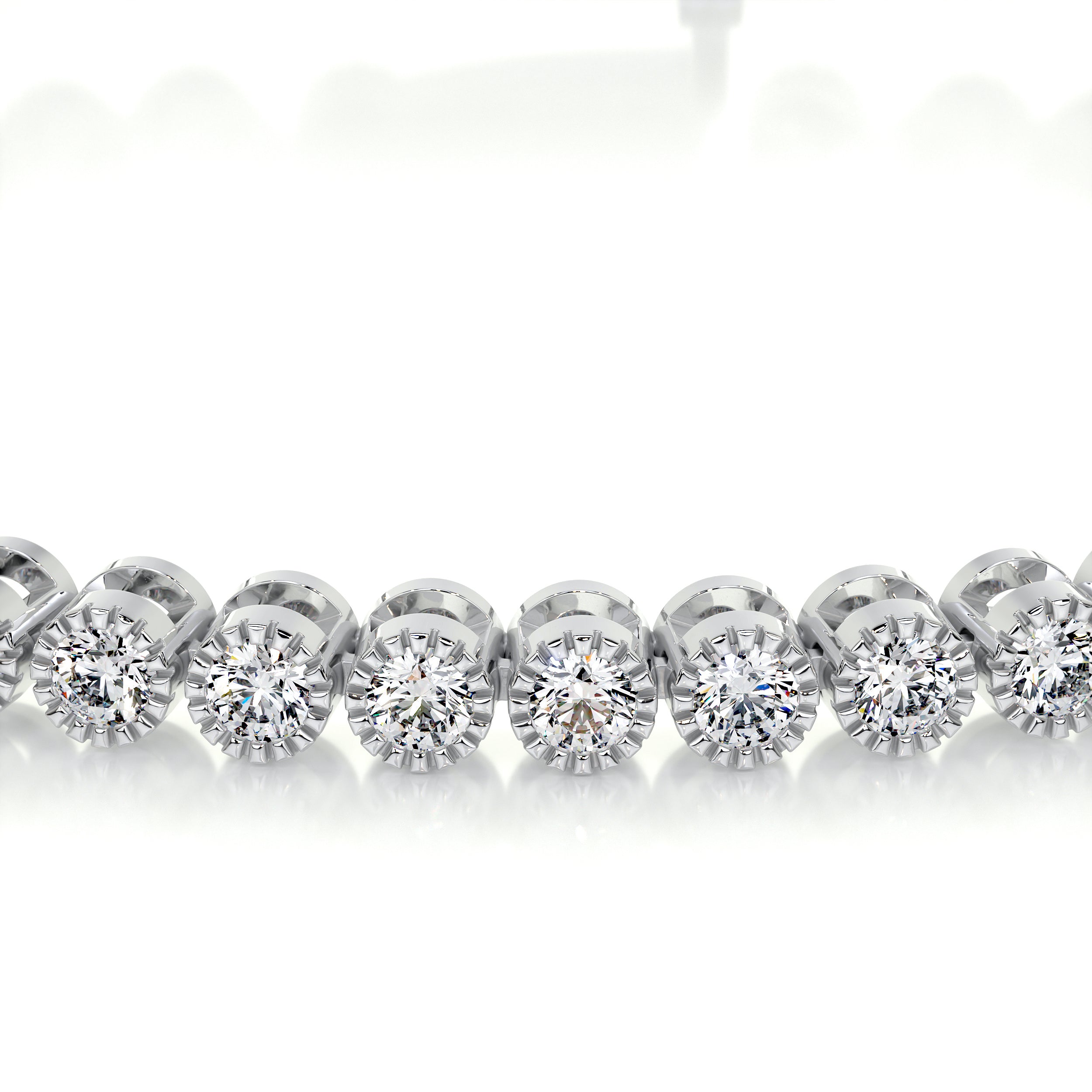 Laura Diamond Lab Grown Tennis Bracelet (1.50 Carat) -14K White Gold、mySite、hinf8tx79