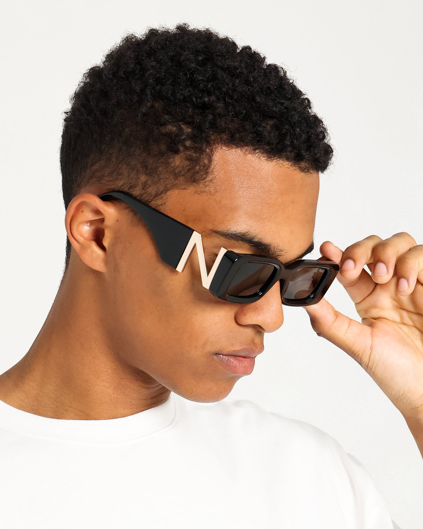 NUQE Elevare Sunglasses Black/Gold、mySite、zt4zffjzw
