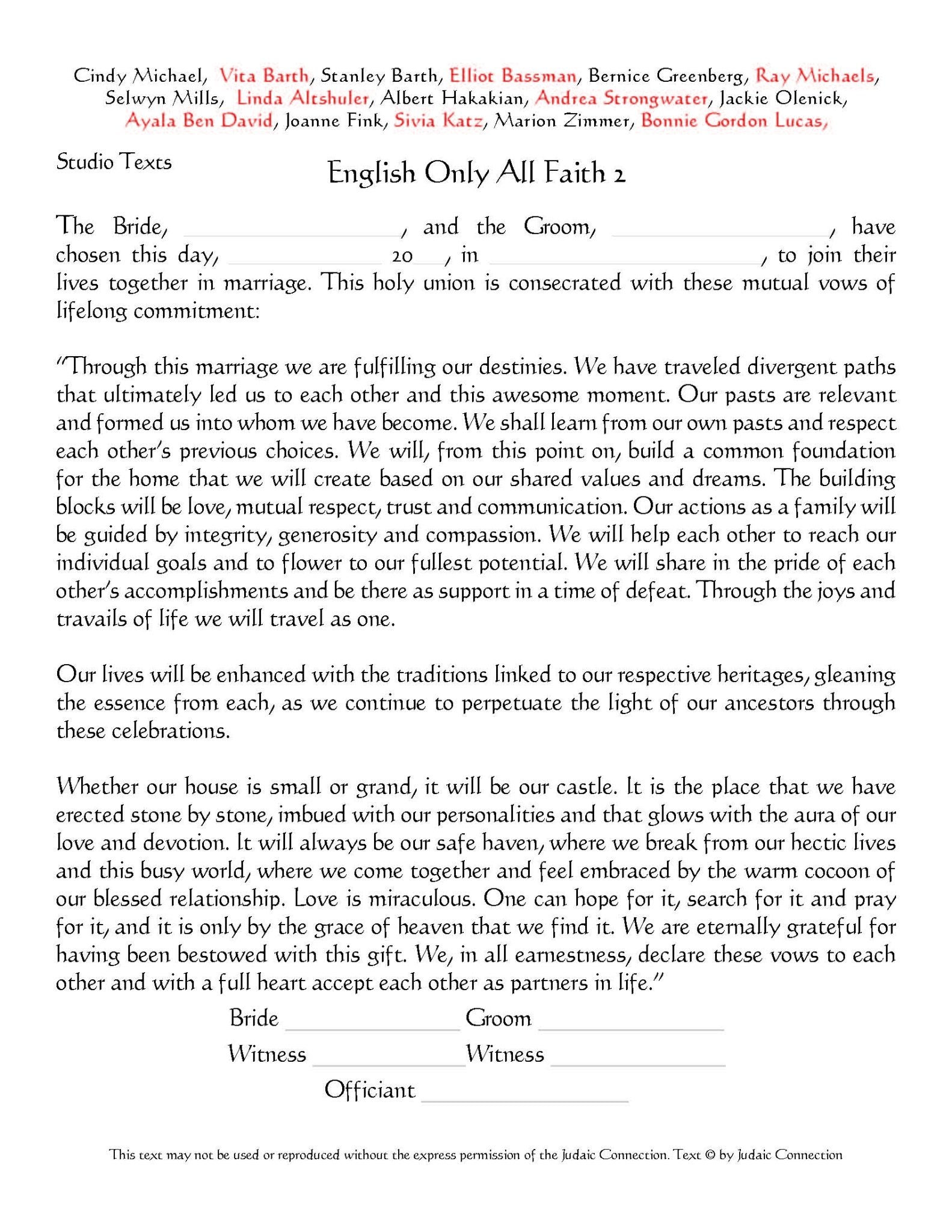  Soul Mates Ketubah by Selwyn Mills、mySite、elrpsem3k