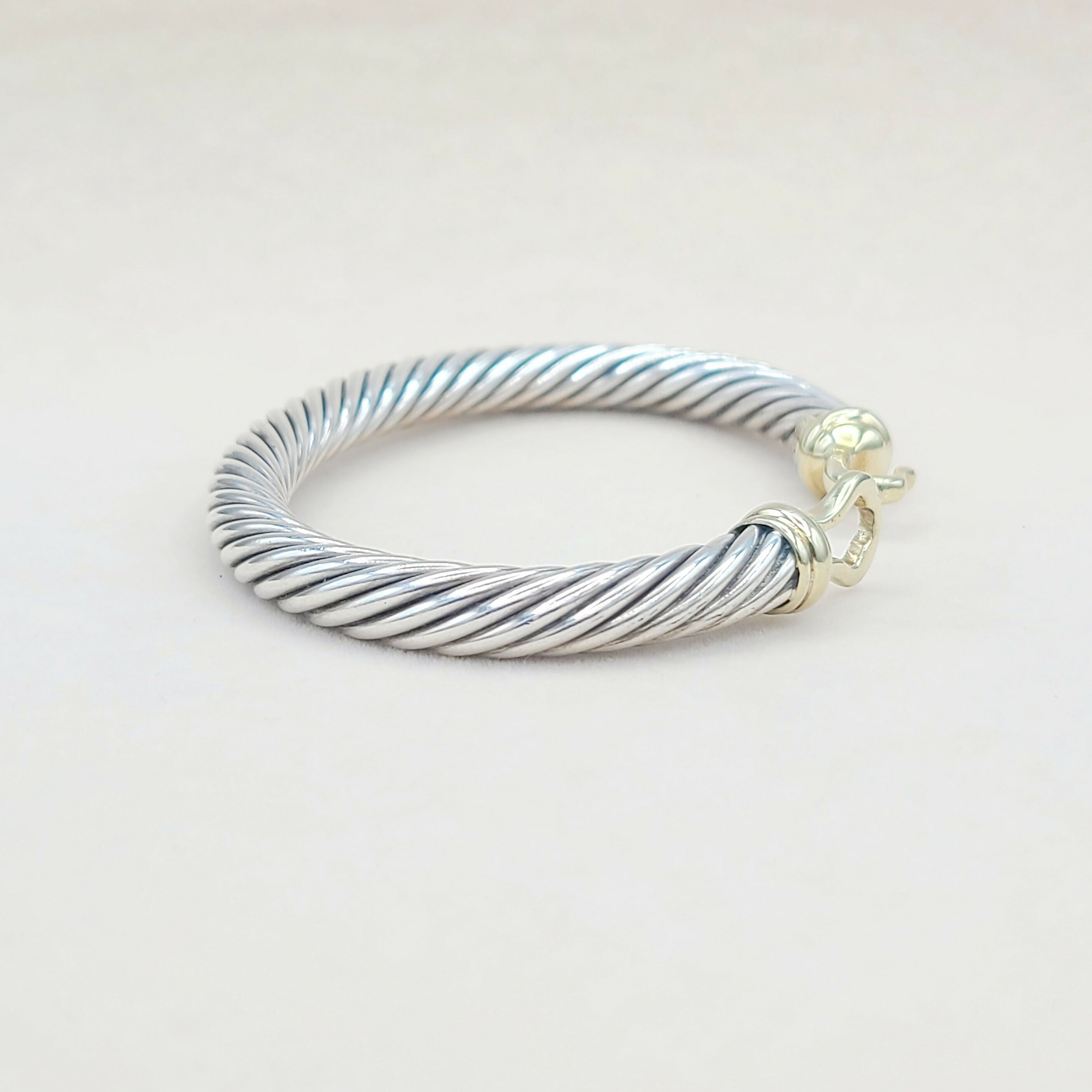 David Yurman Buckle Bracelet 7mm with 14K Gold、mySite、hinf8tx79