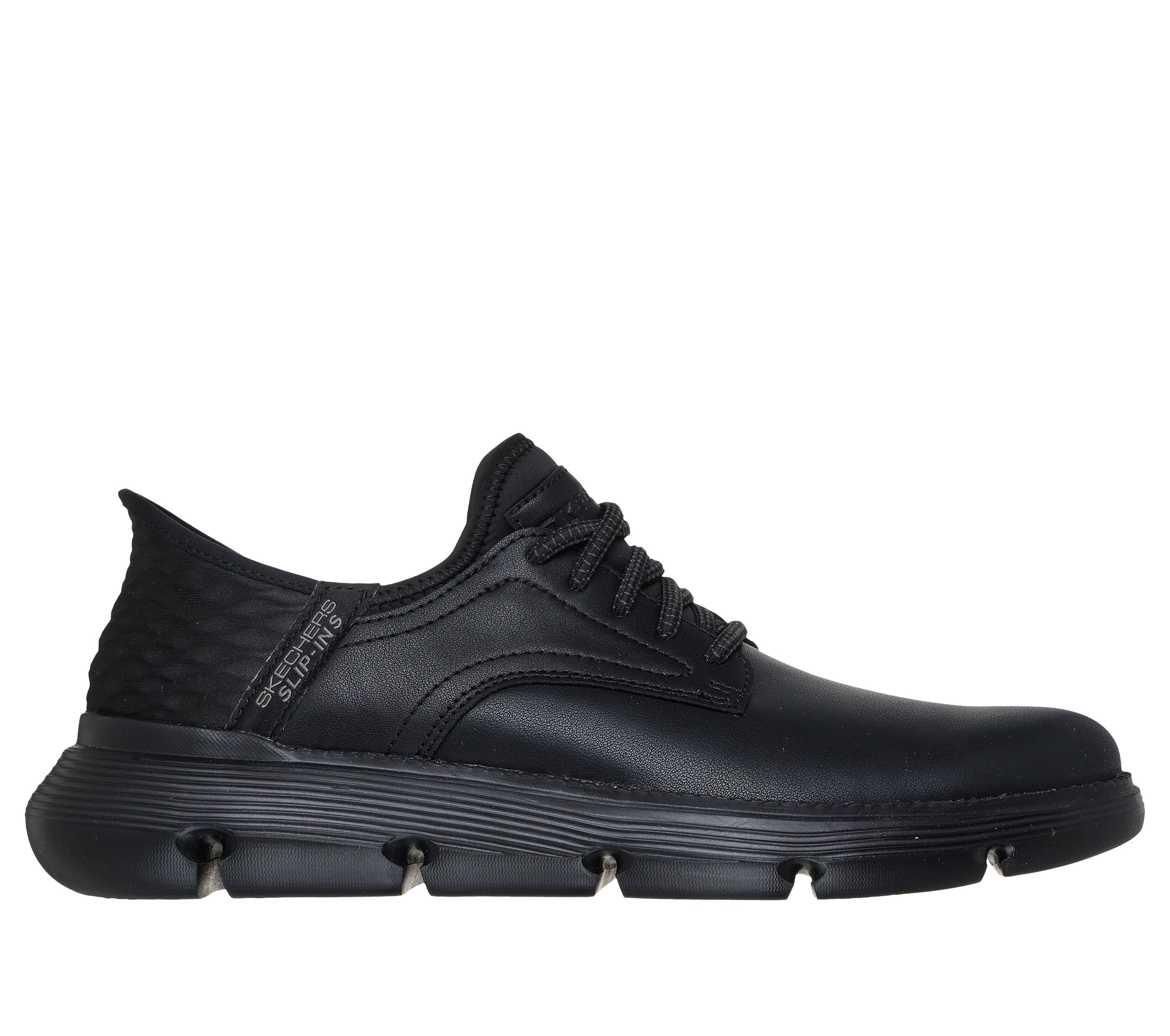  Skechers Men's Garza-Gervin Slip In Oxford Shoe - Black、mySite、preschool7hills