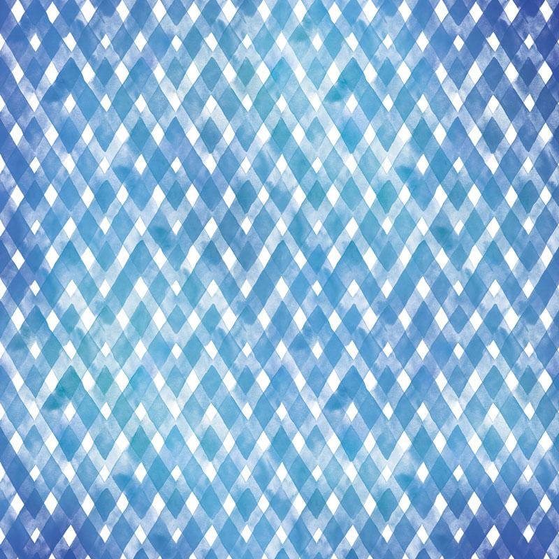  Scrapbook Paper - Blue Watercolor Plaid / Stripes、mySite、ghnorth