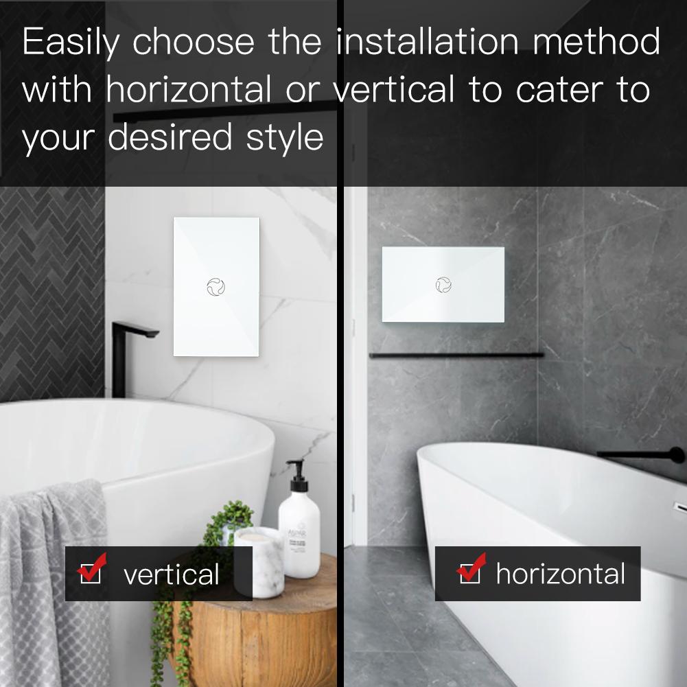 ZigBee Smart Boiler Touch Switch Water Heater Single Pole Neutral Wire Required US 20A/40A、mySite、fannypackpong